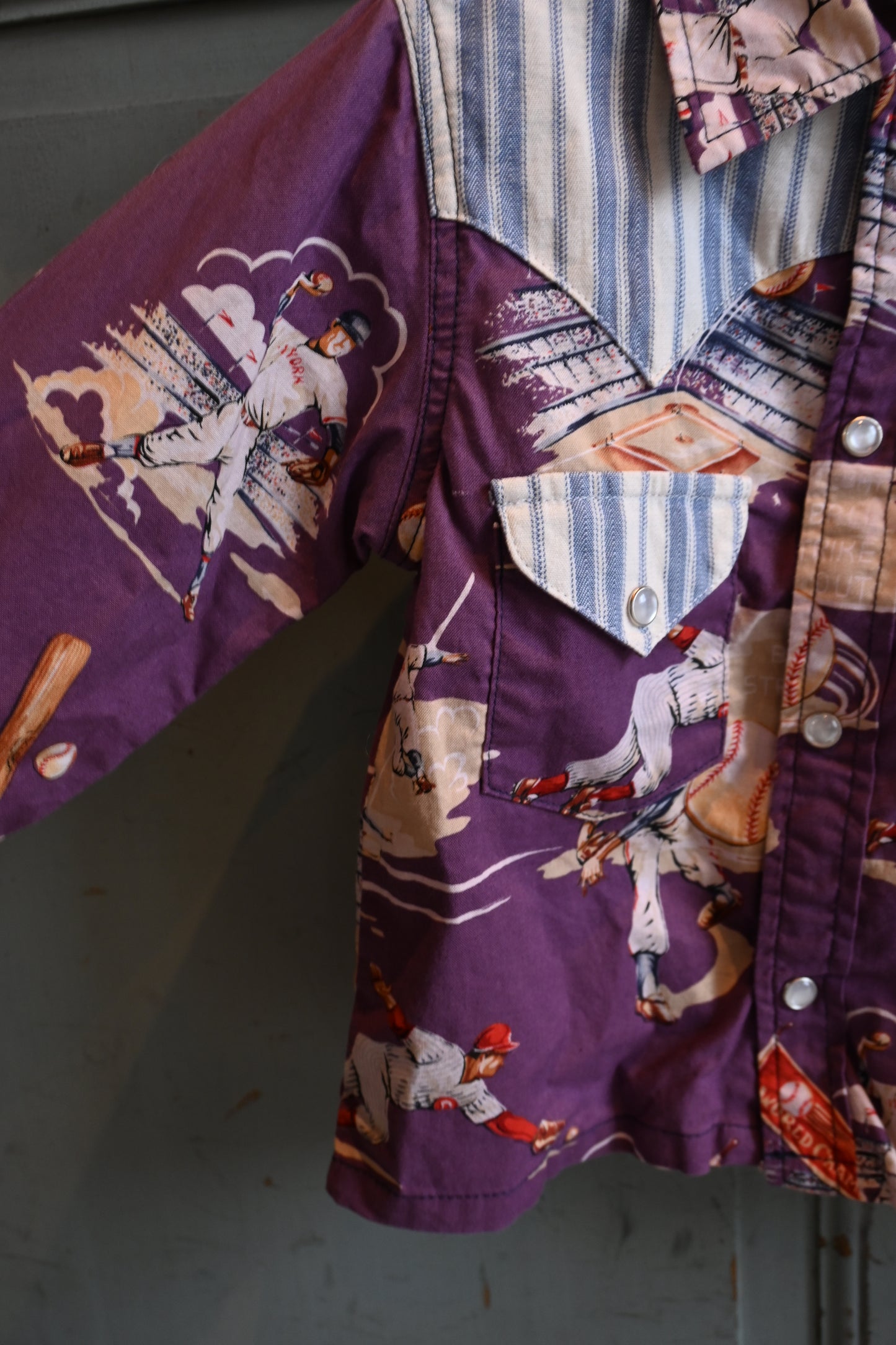 Kid's Western shirt/BASEBALL