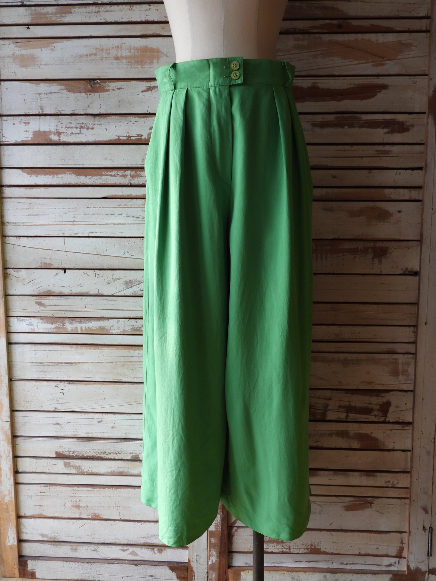 80's ESCADA Pants/GREEN