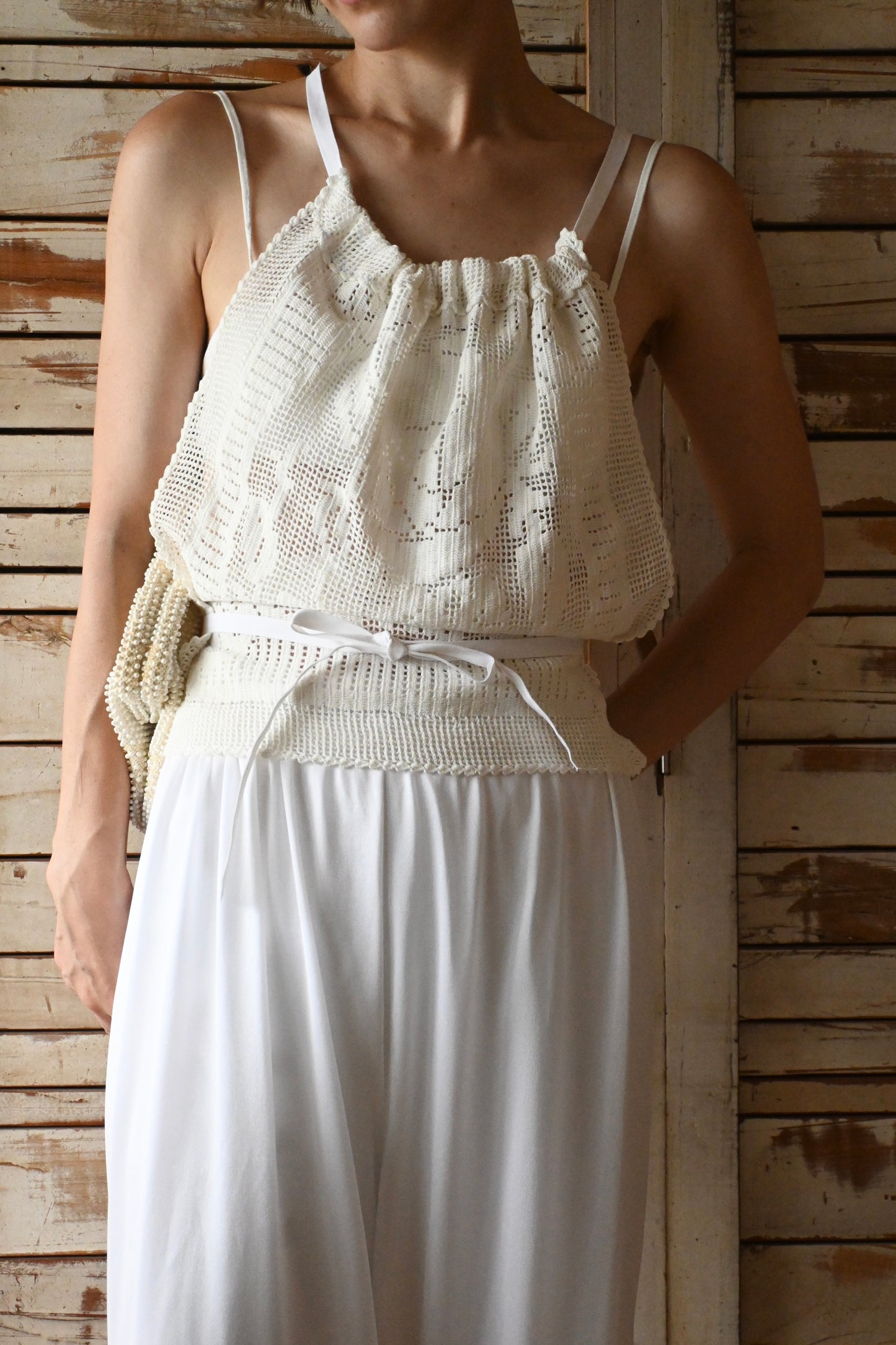 Crochet lace tops/PONMOSIR