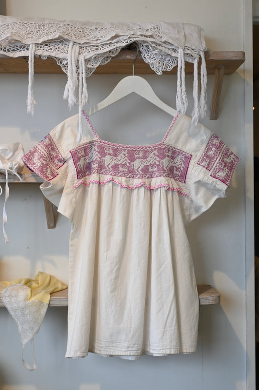 Embroidery blouse/IVORY