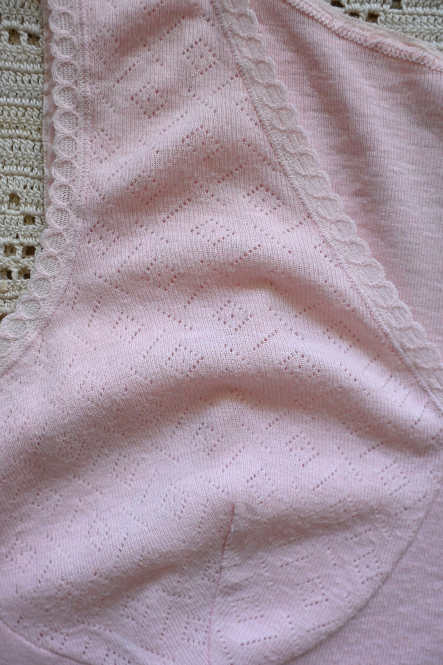 EURO Underwear knit top/PINK
