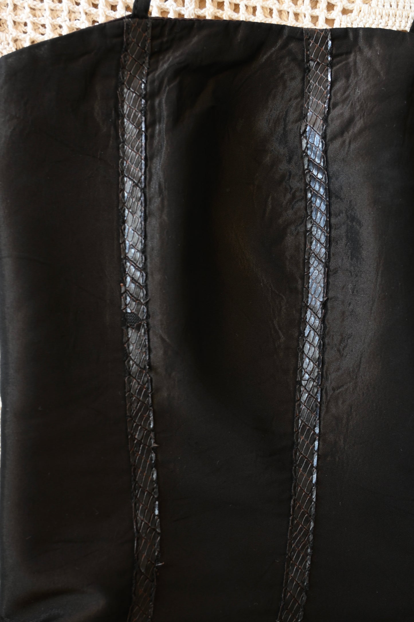Bustier/DARK BROWN