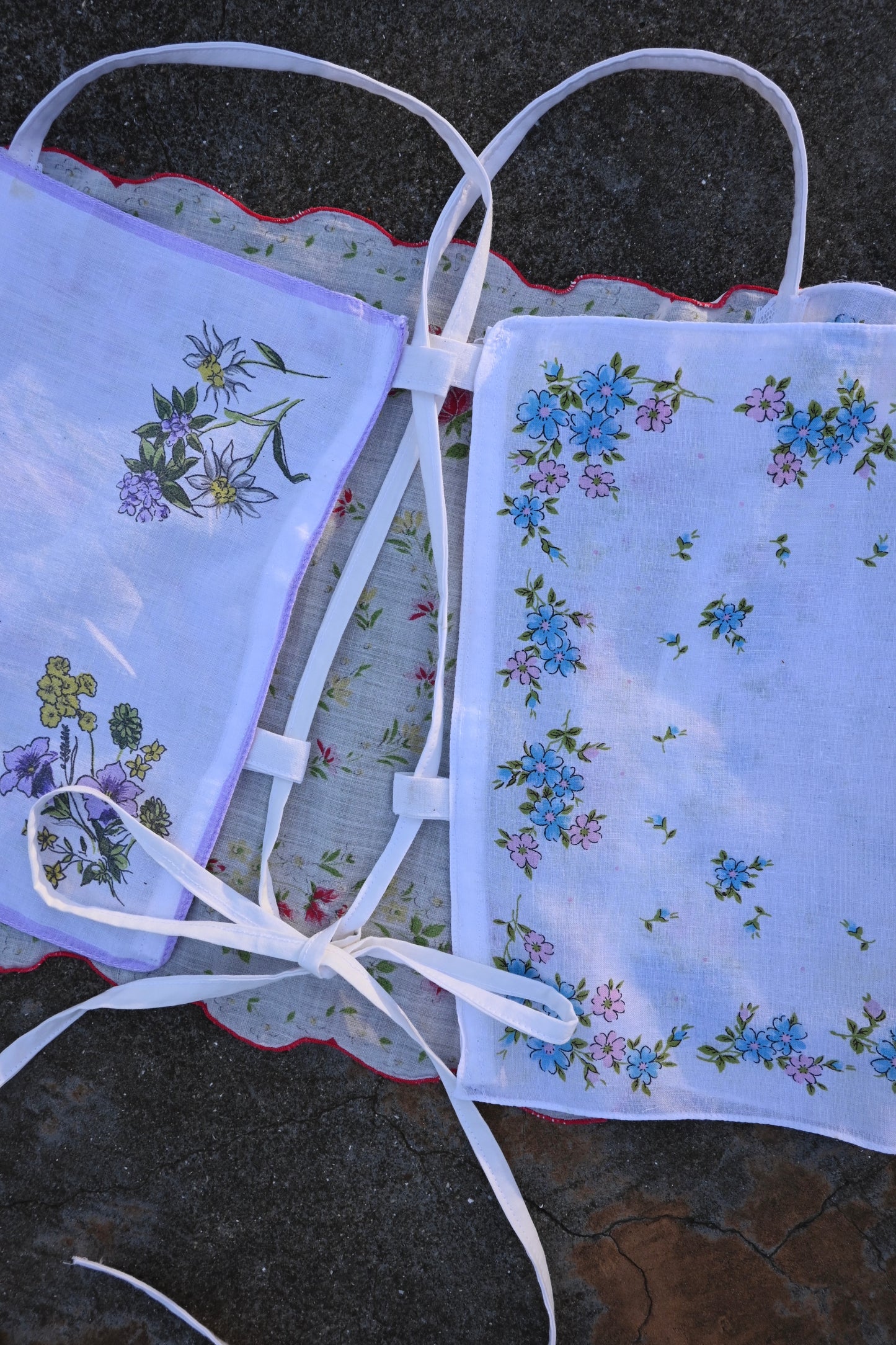 Flower handkerchief camisole/PONMOSIR
