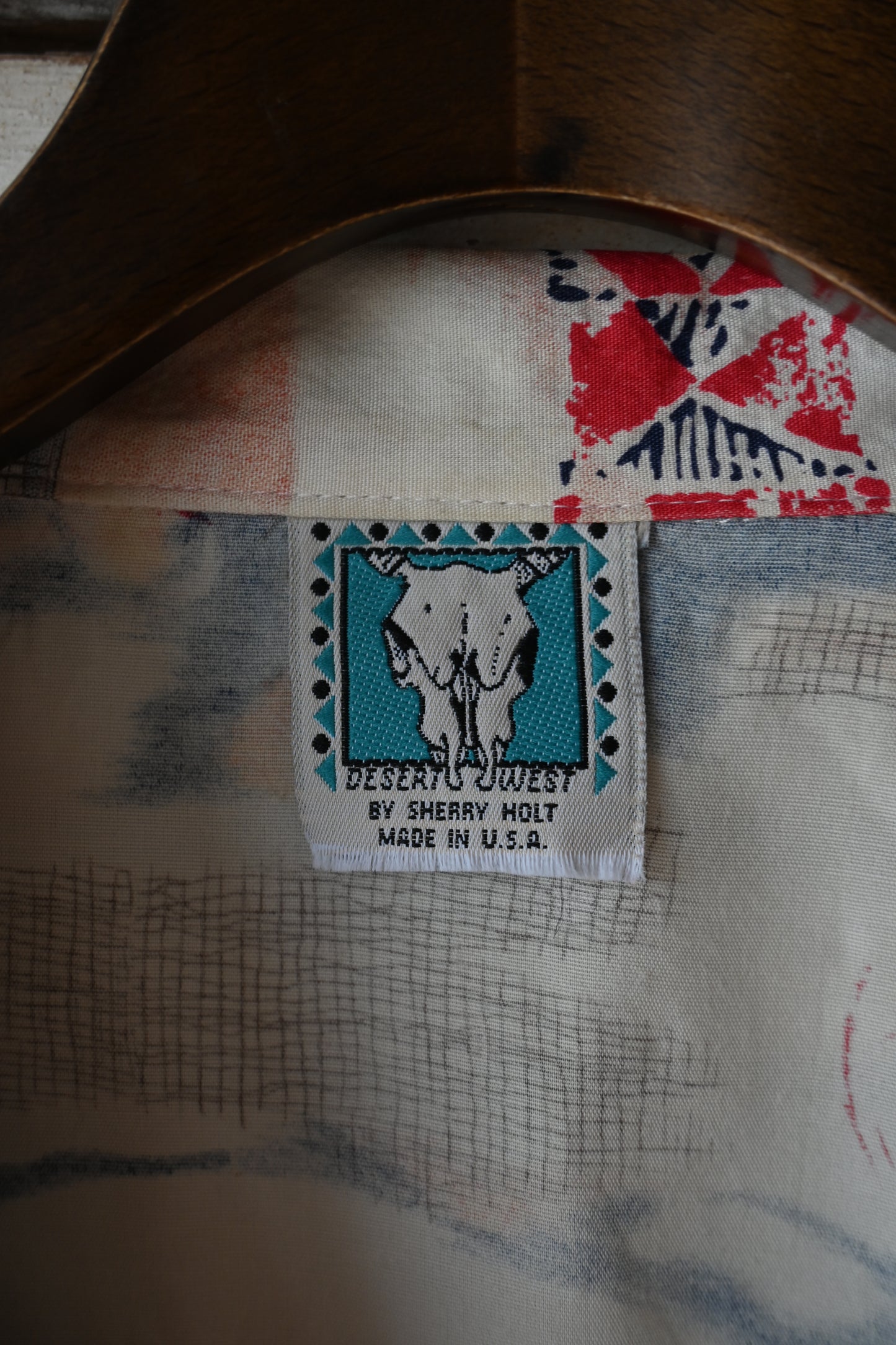 80's-90's Native pattern shirt