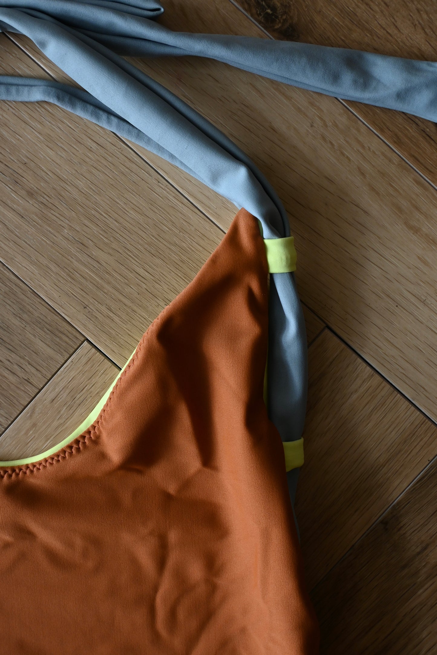 SEEA/Camryn Reversible One Piece/Seagrass×Bronze