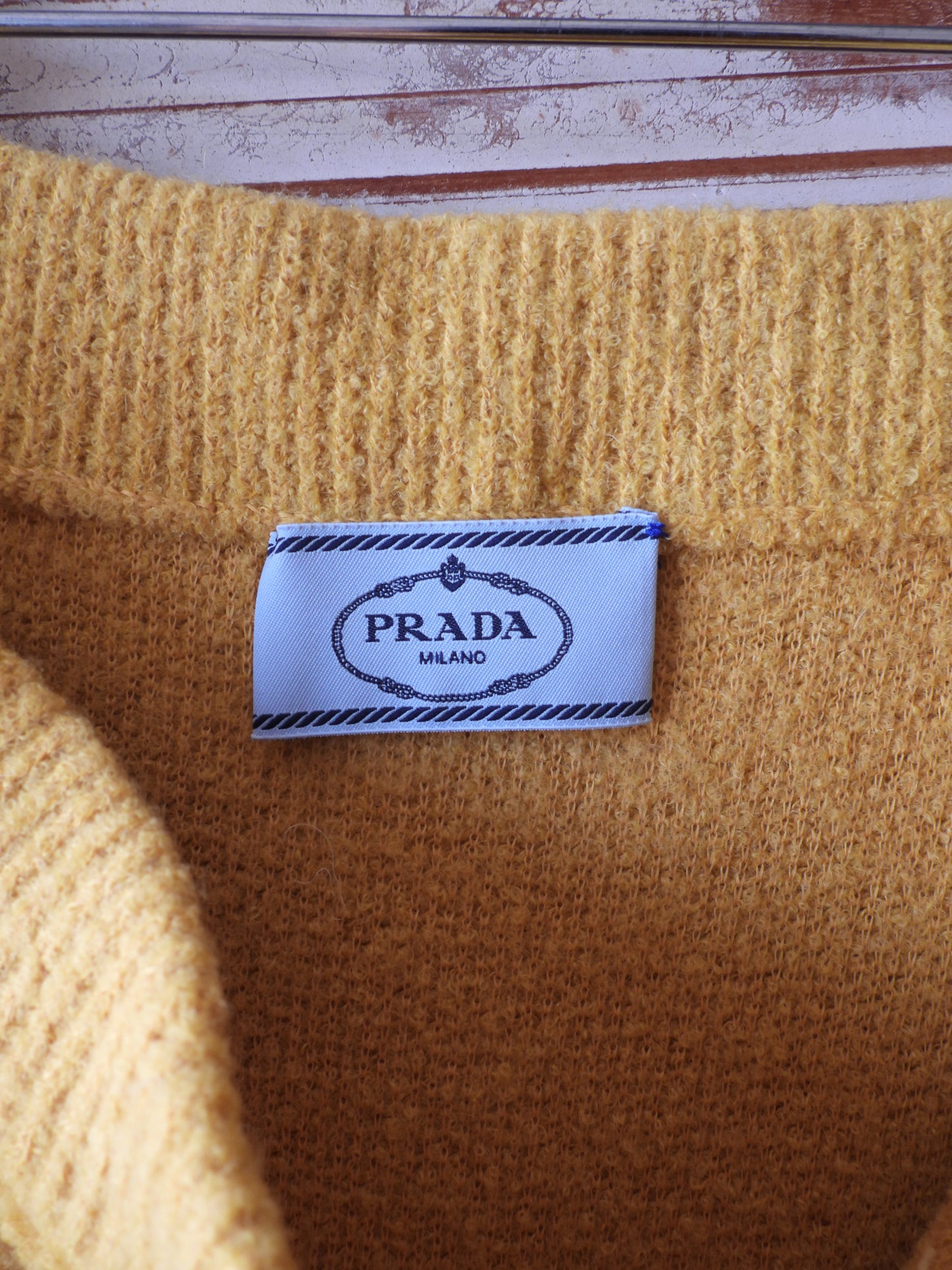 PRADA Knit skirt/MUSTARD