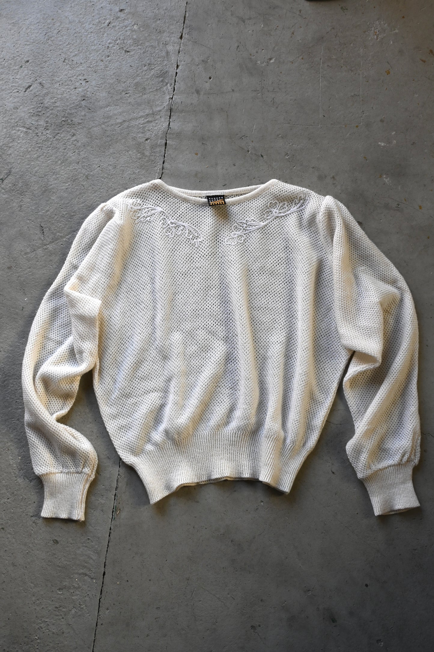 Knit sweater/IVORY