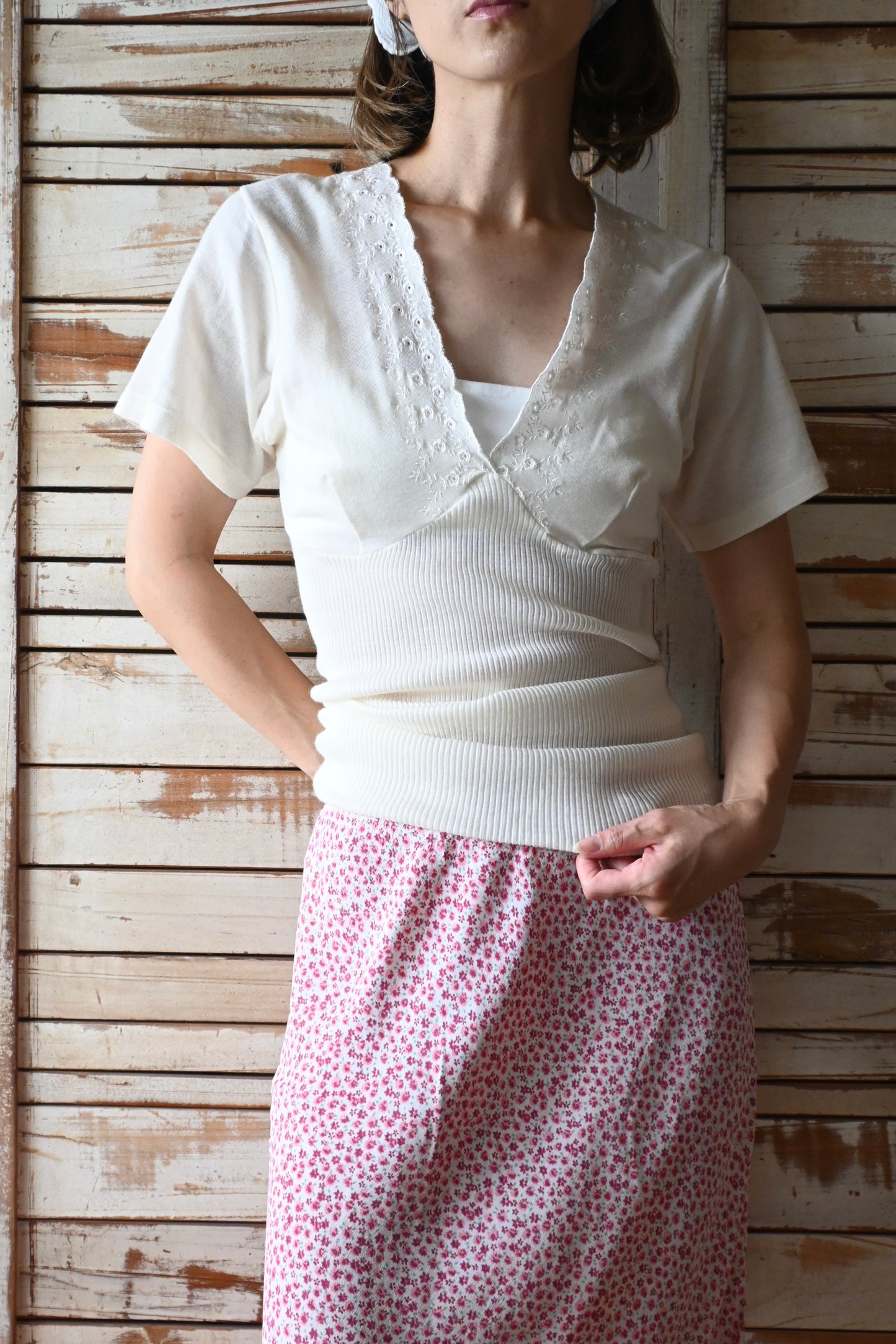 EURO Underwear top/IVORY