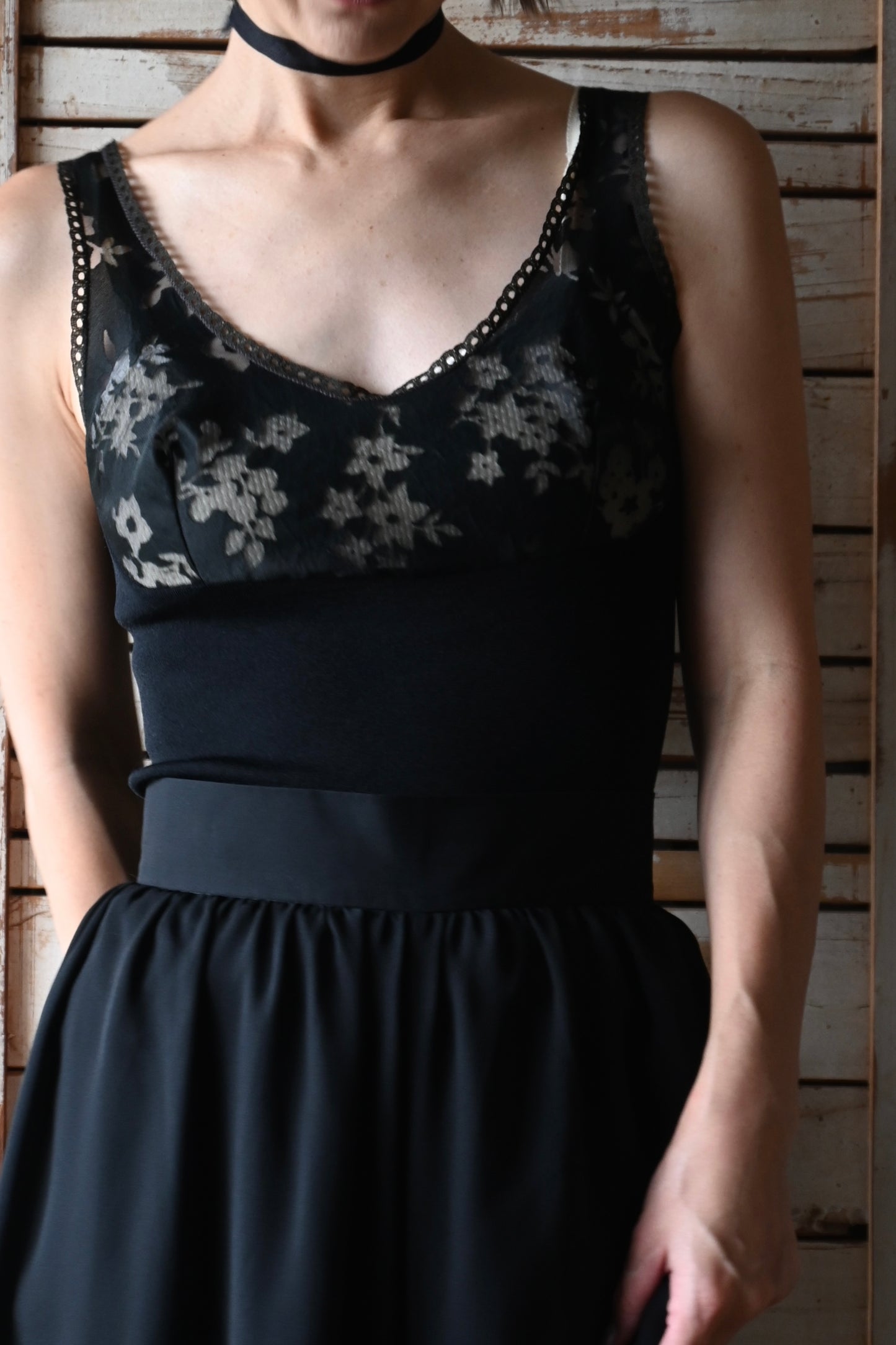 EURO Lace camisole/BLACK