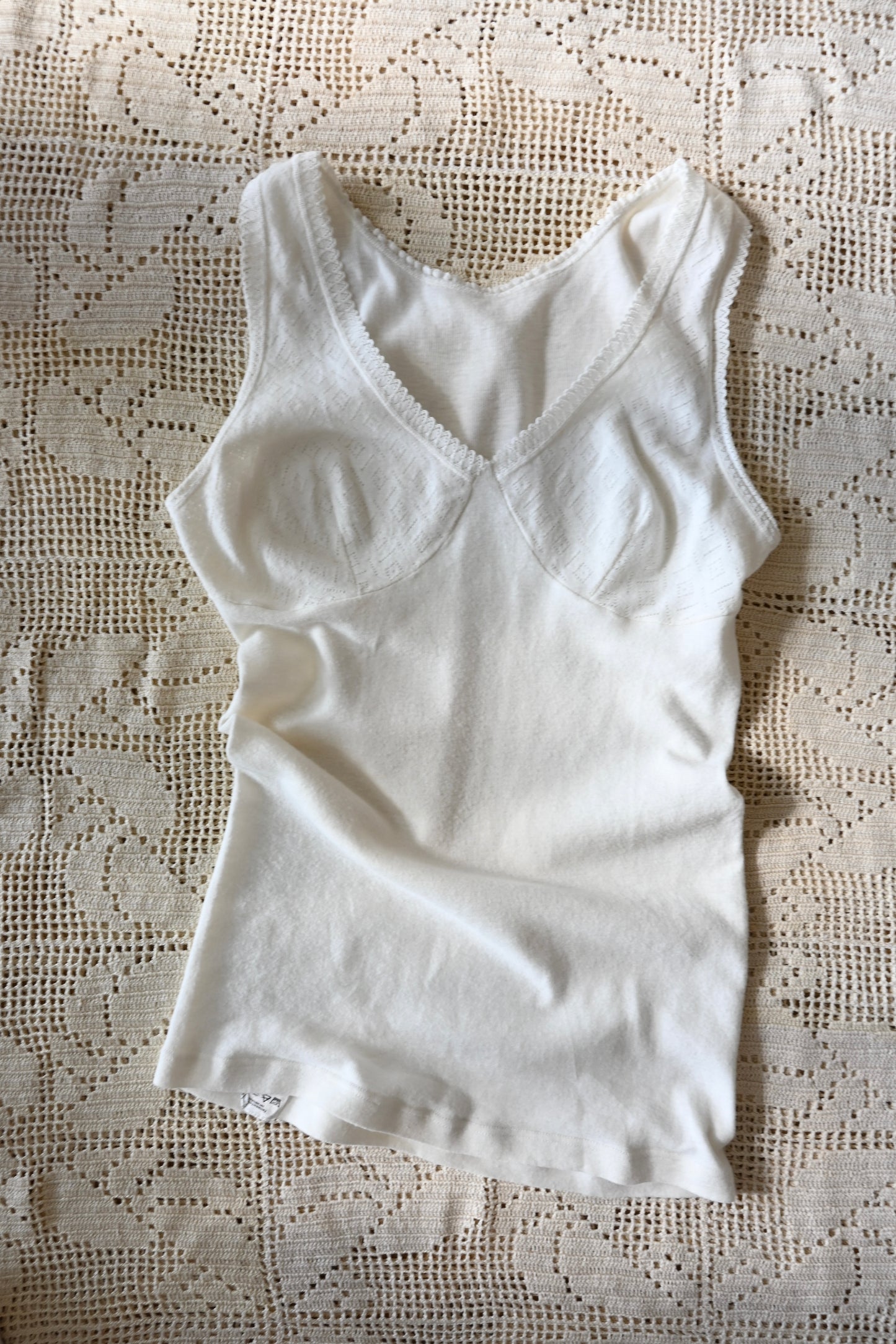 EURO Underwear knit top/IVORY