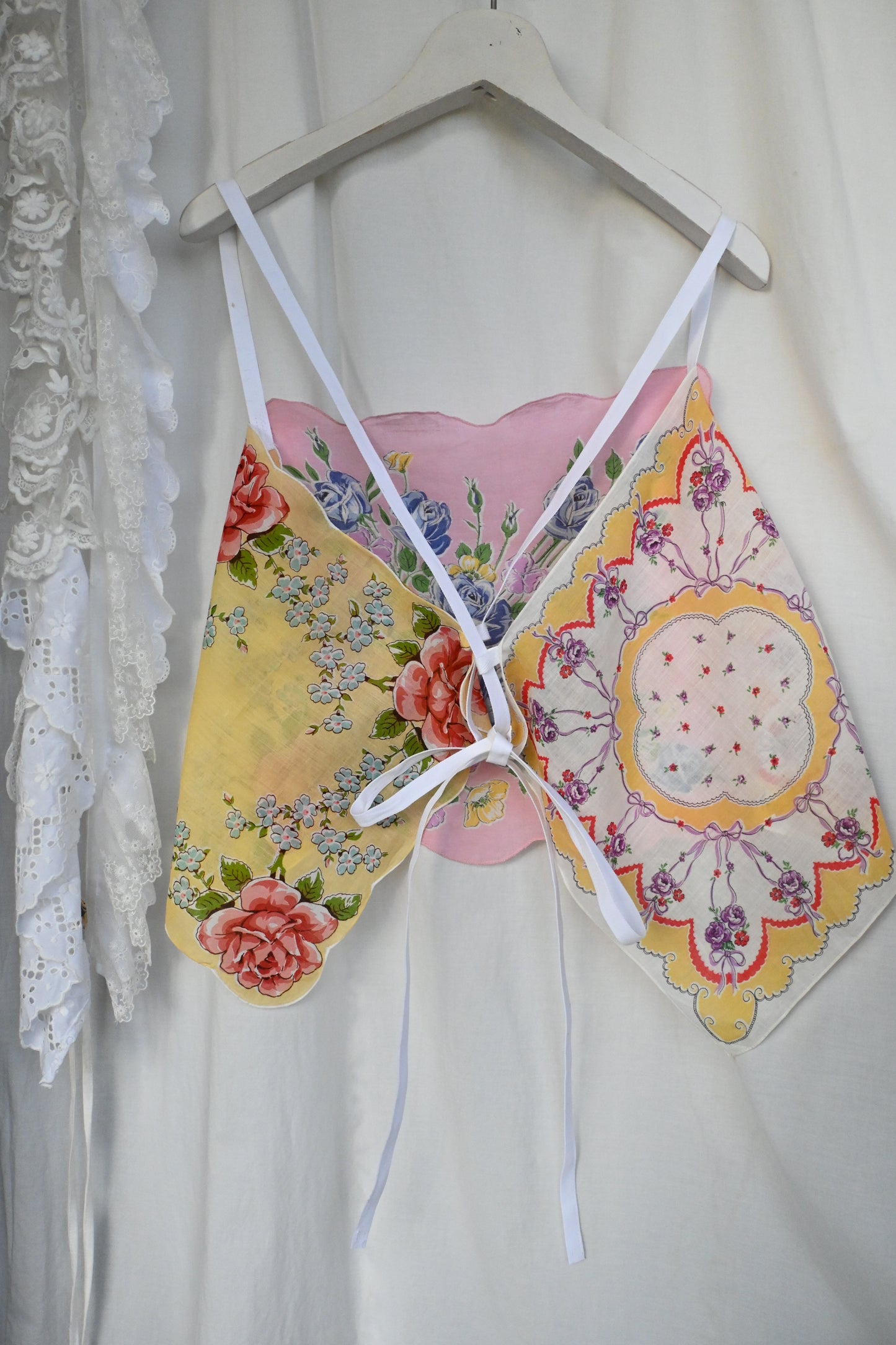 Flower handkerchief camisole/PONMOSIR