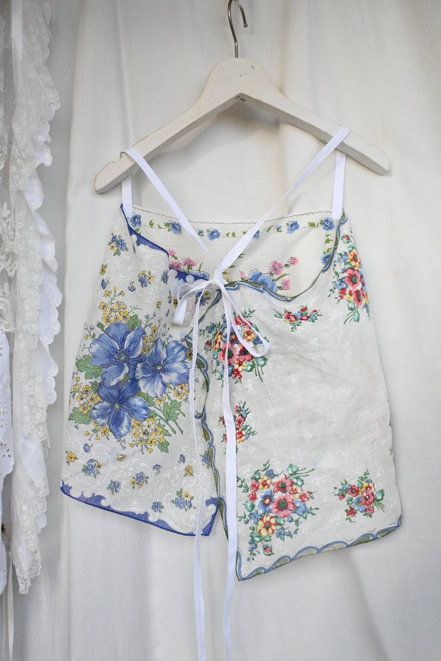 Flower handkerchief camisole/PONMOSIR