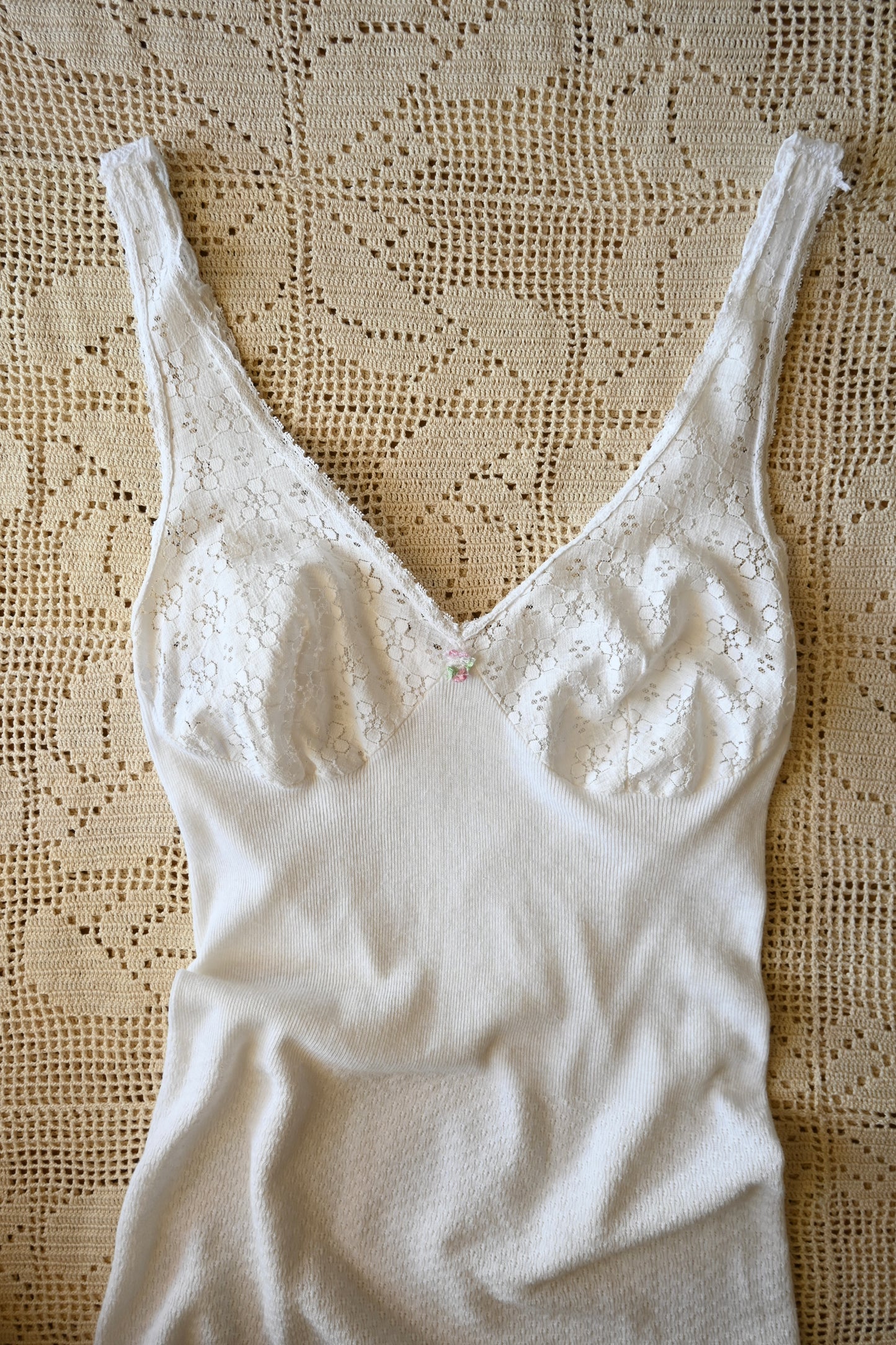 EURO Cotton lace camisole
