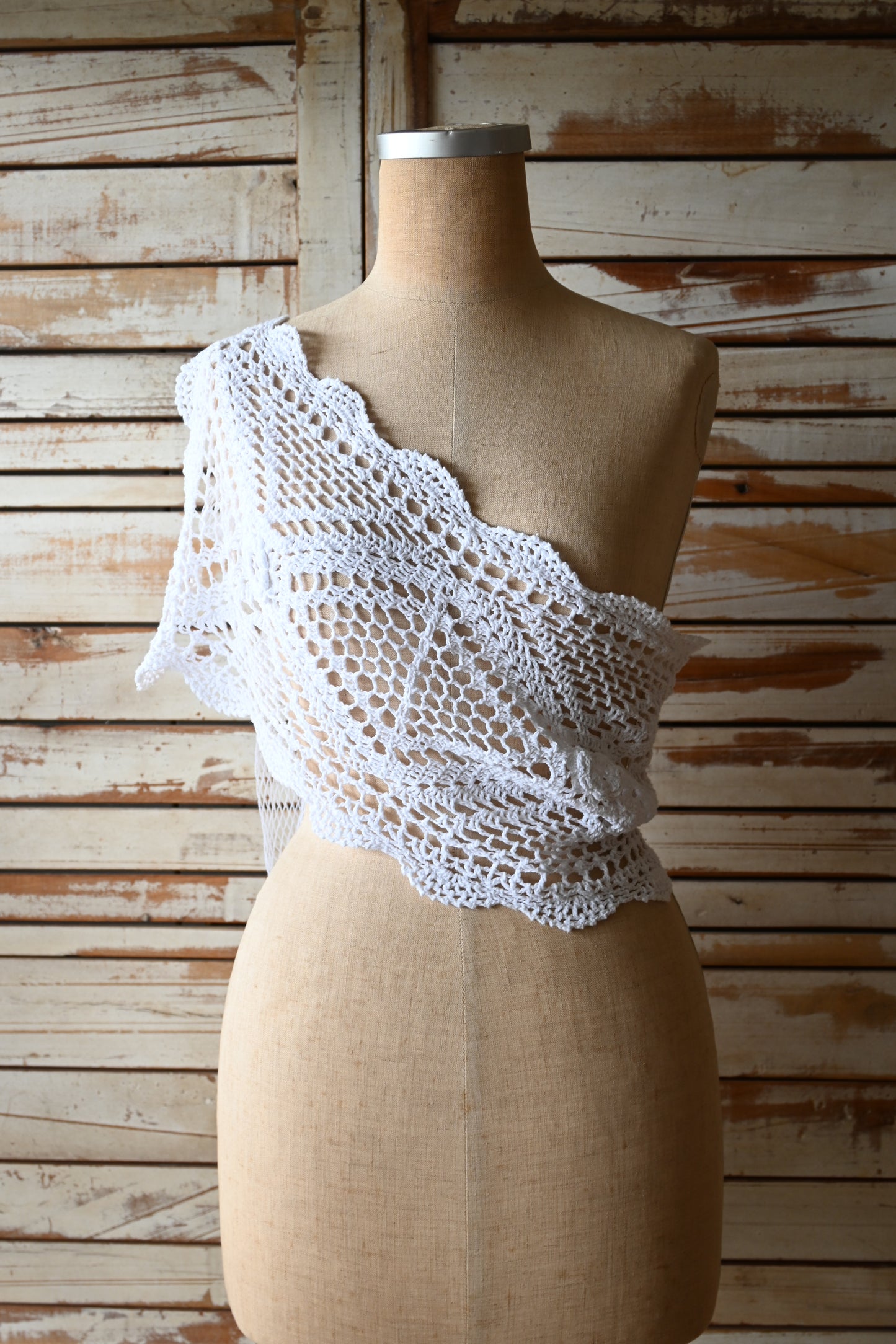 Crochet lace wrap/PONMOSIR