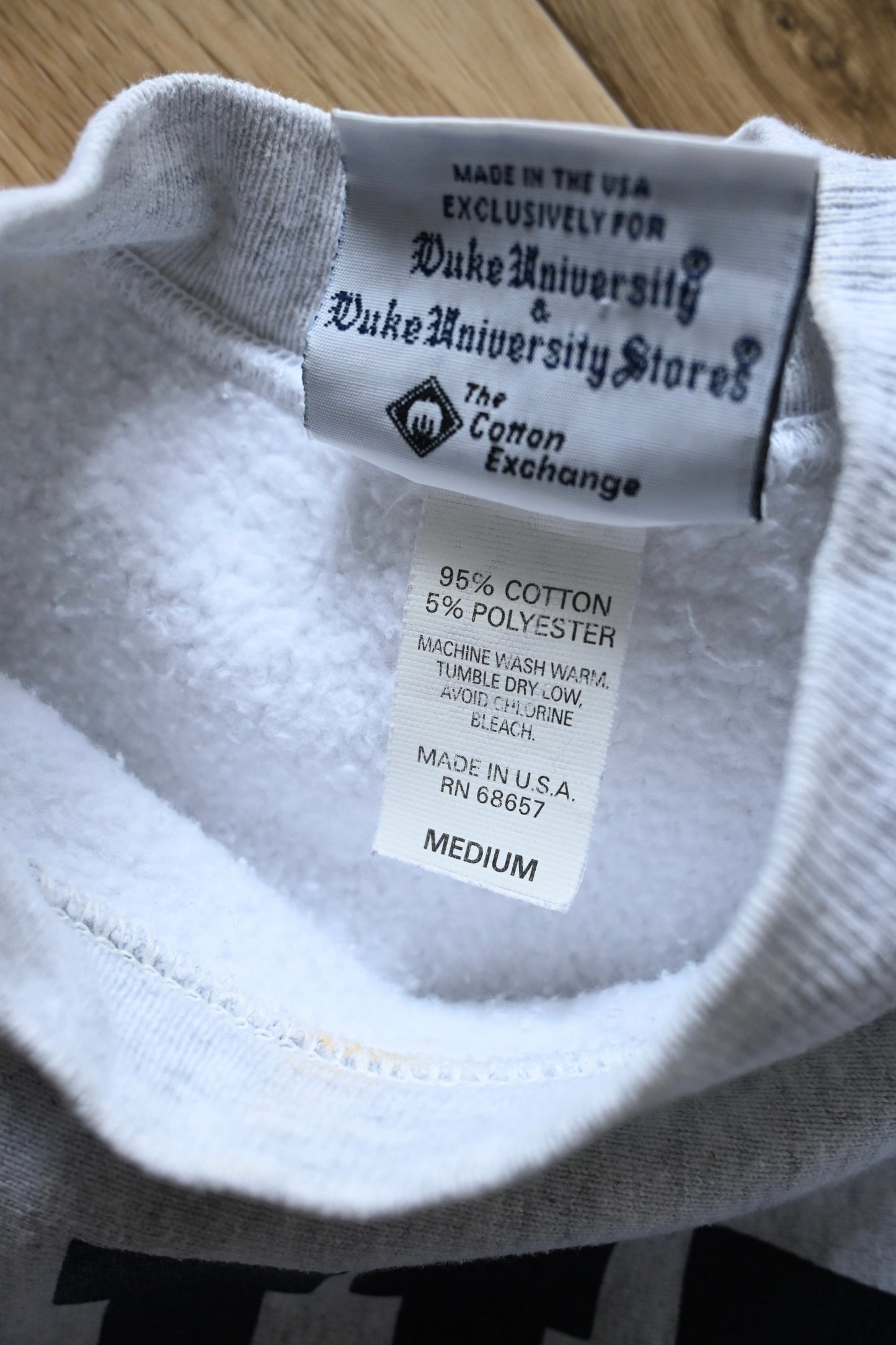 90's Duke university sweat shirt/GREY