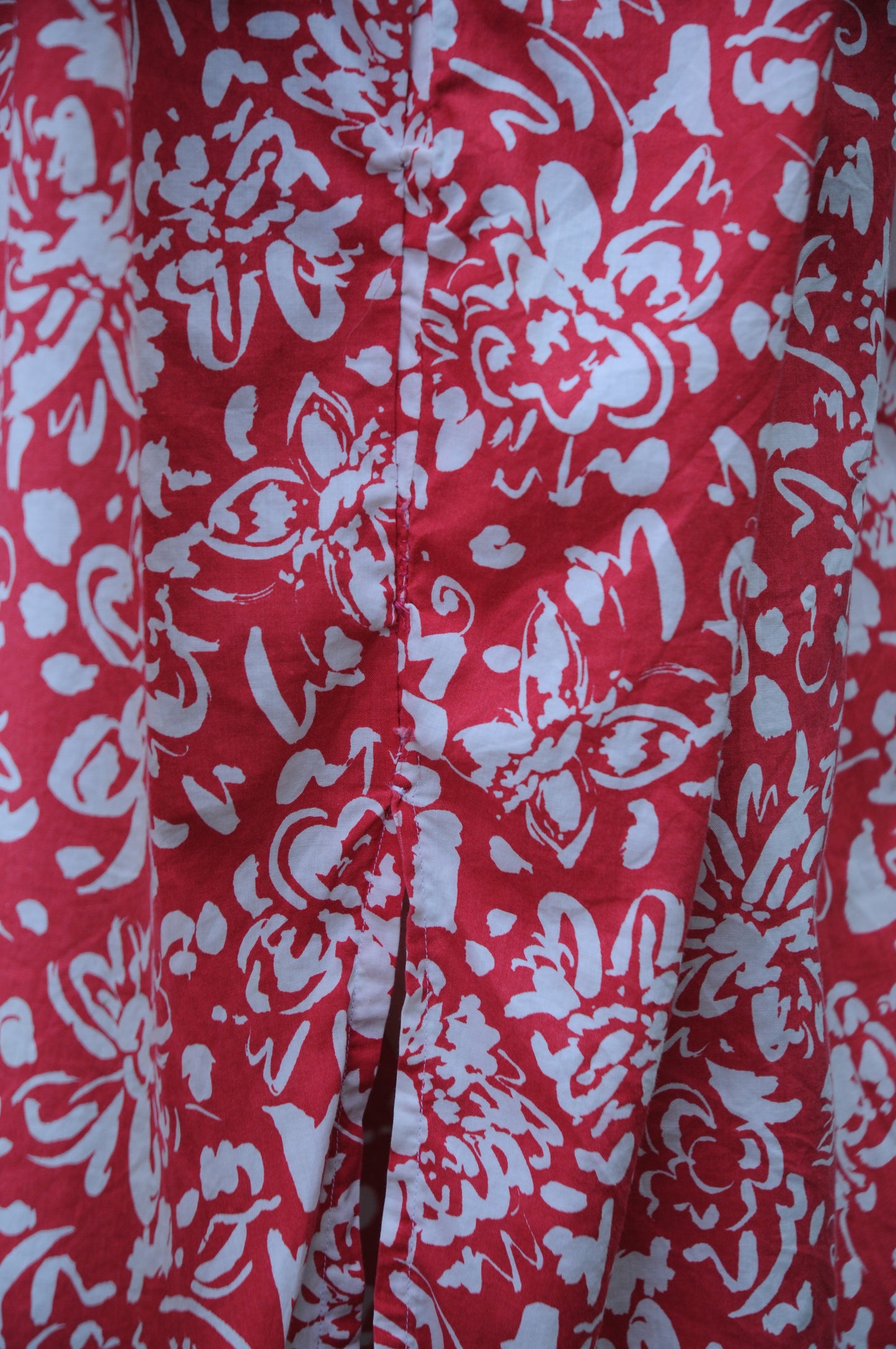 80's "Laura ashley" flower dress/RED