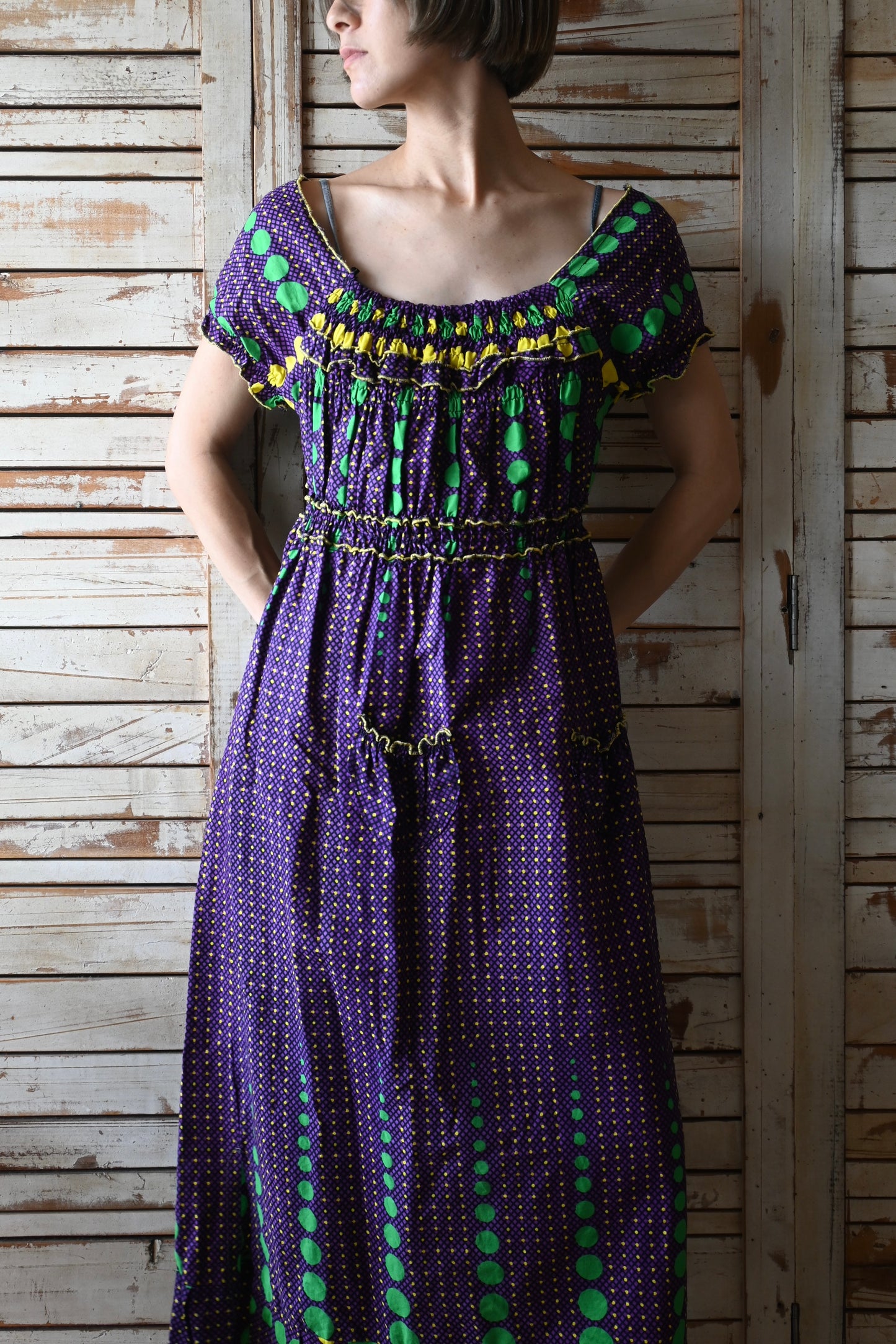 African printed dress