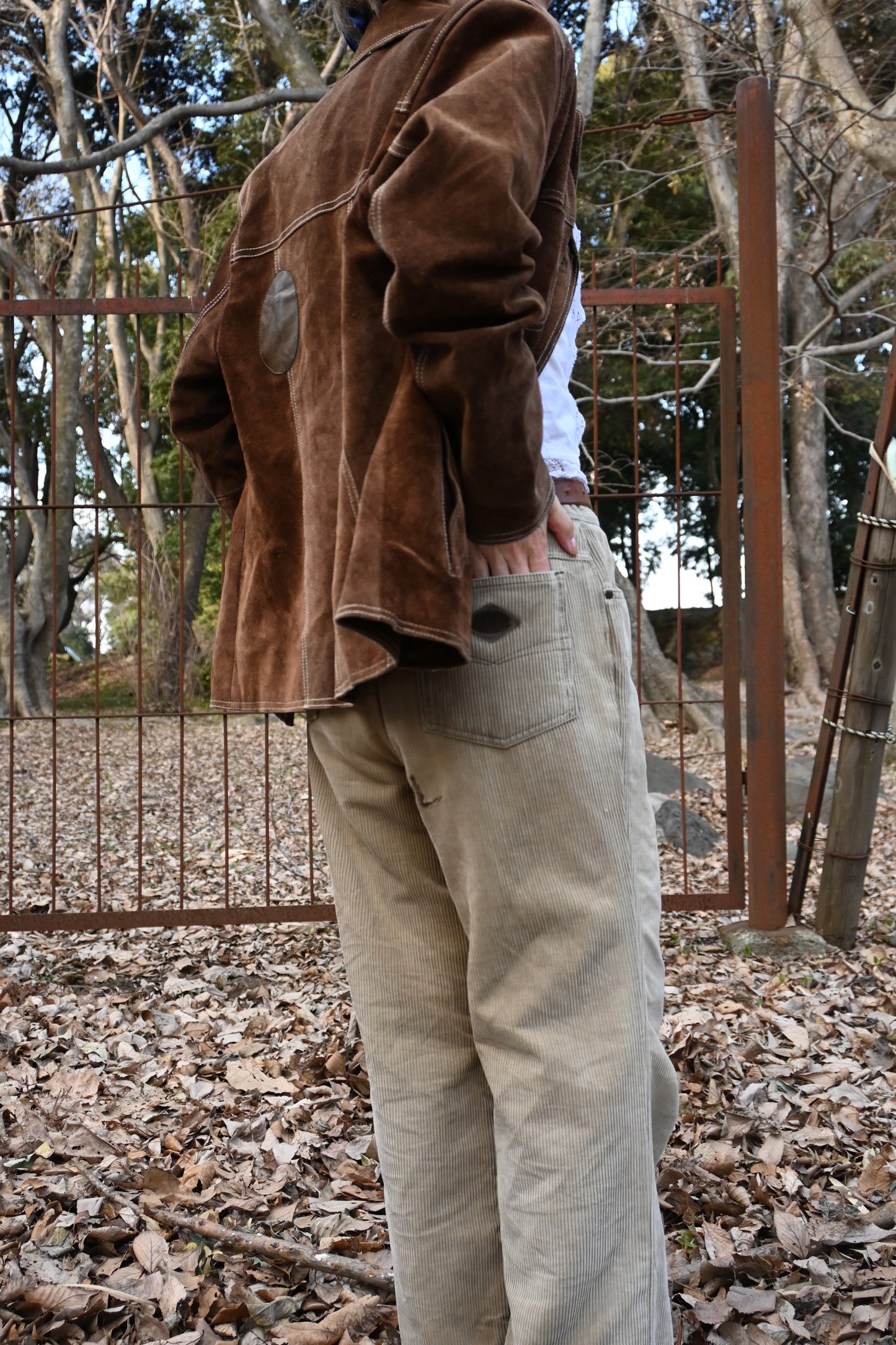 "BIG JOHN"FIESTA Corduroy pants/BEIGE