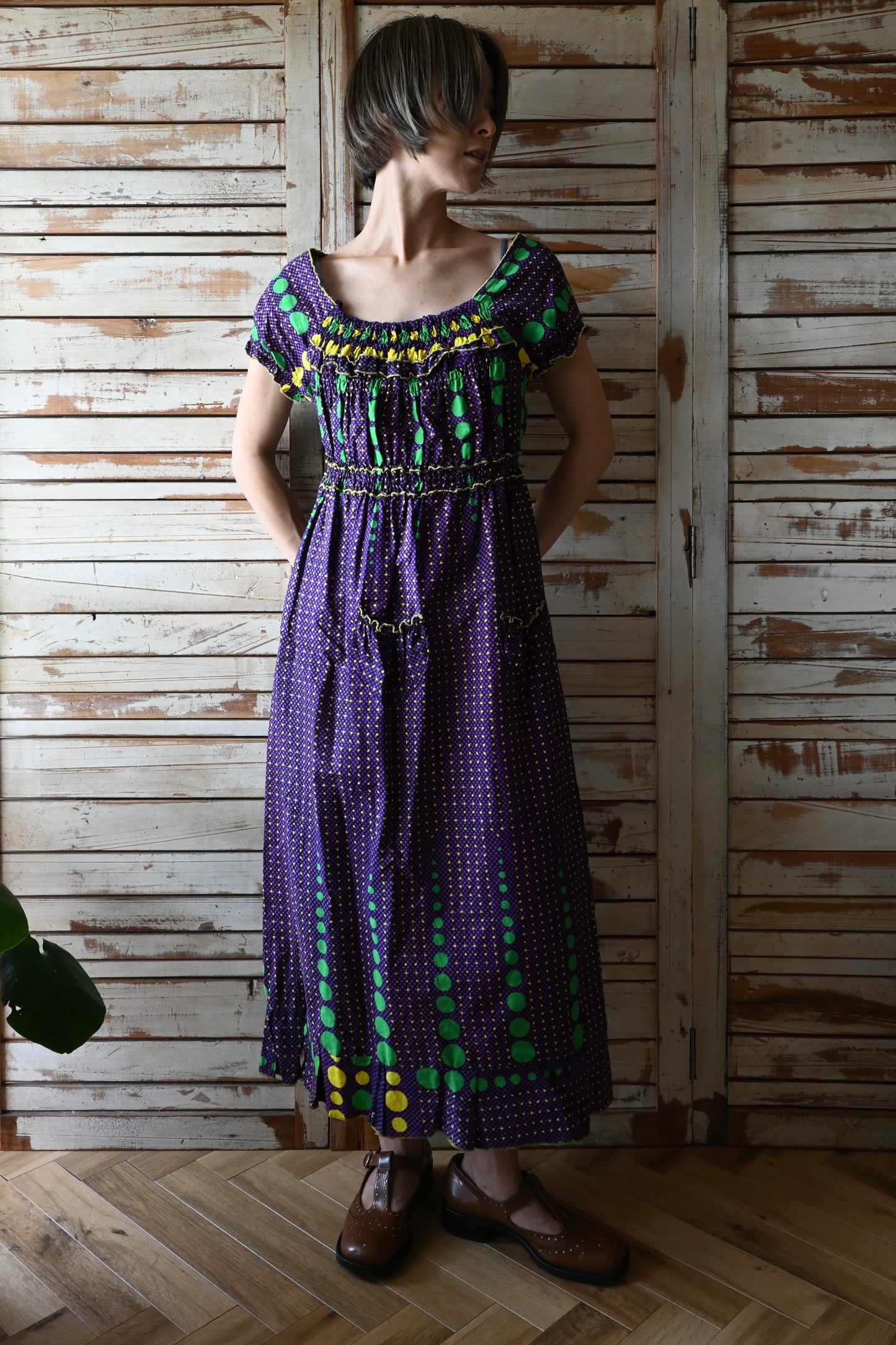 African printed dress
