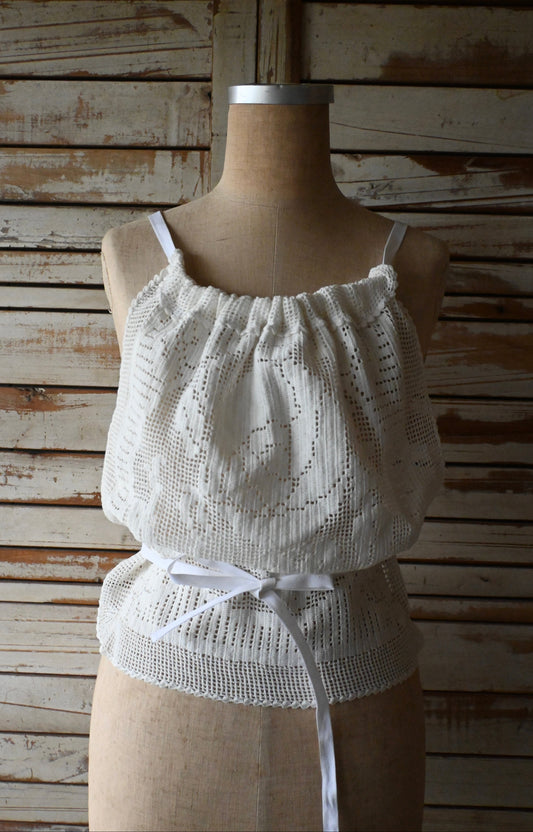 Crochet lace tops/PONMOSIR