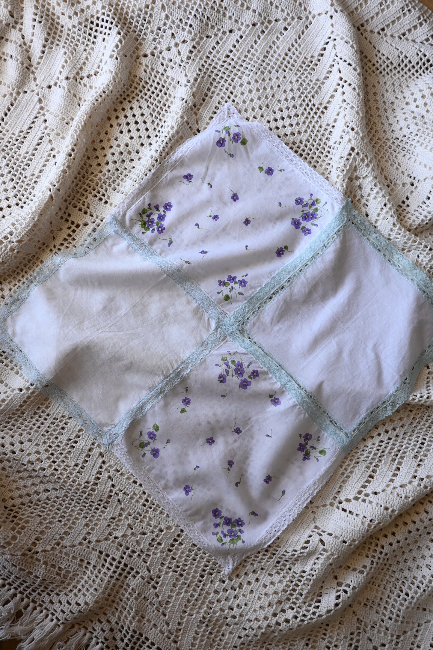 Flower handkerchief scarf/PONMOSIR