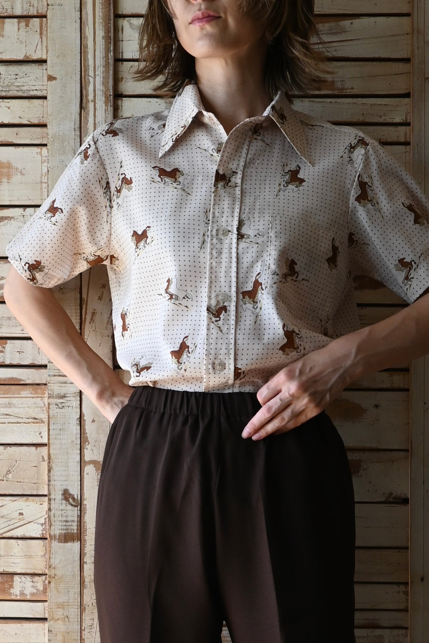 Horse Shirt/IVORY