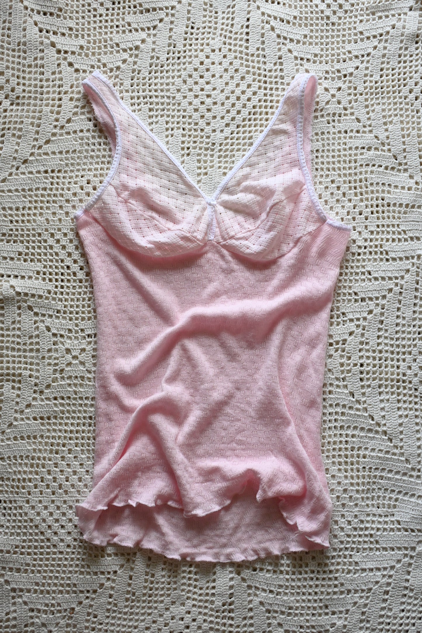 EURO Lace camisole/BABY PINK
