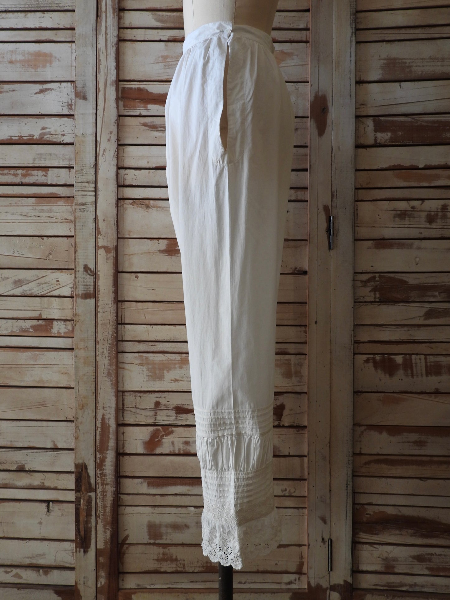 EURO Vintage drawers pants/WHITE