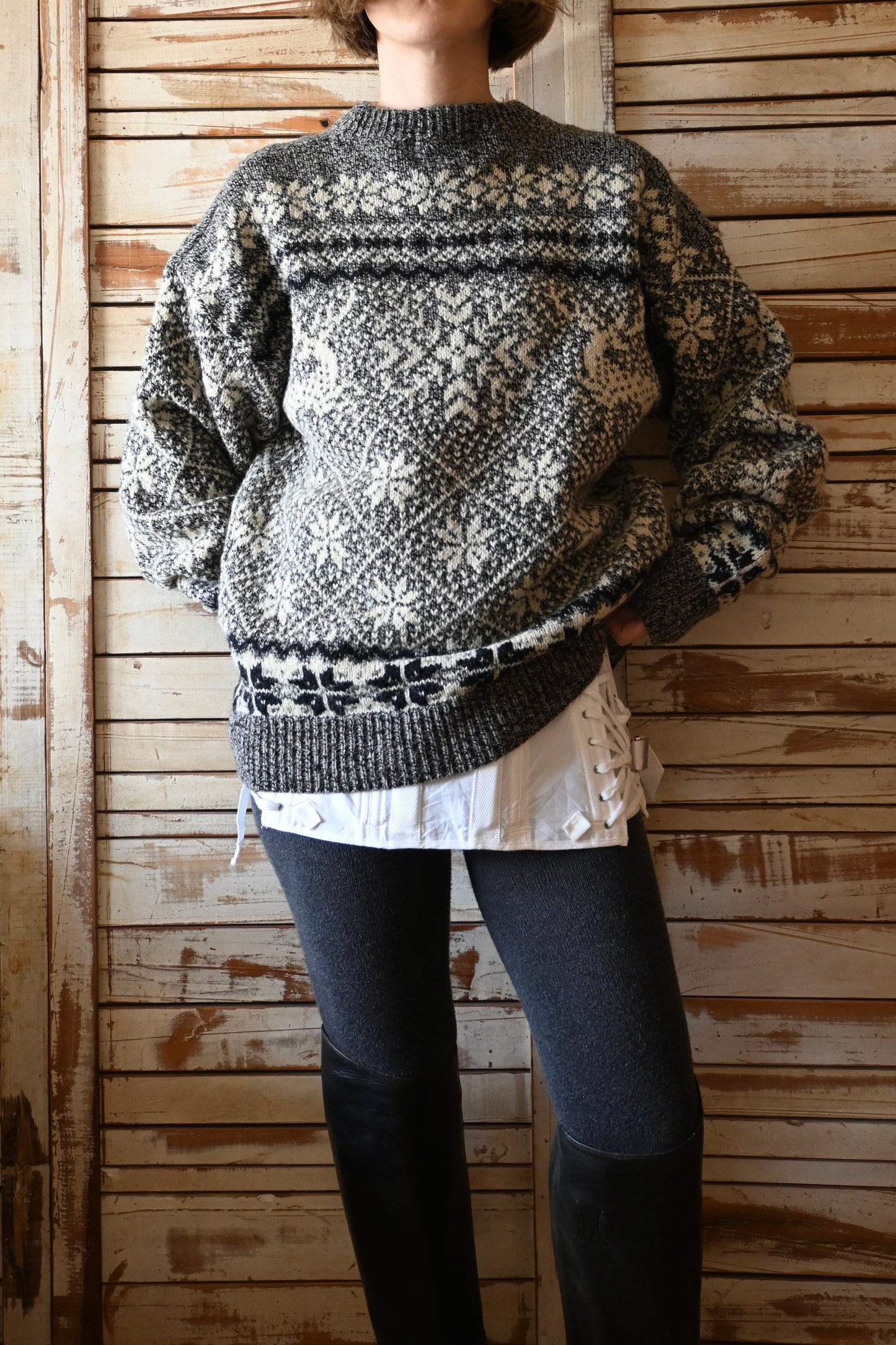 Nordic knit sweater