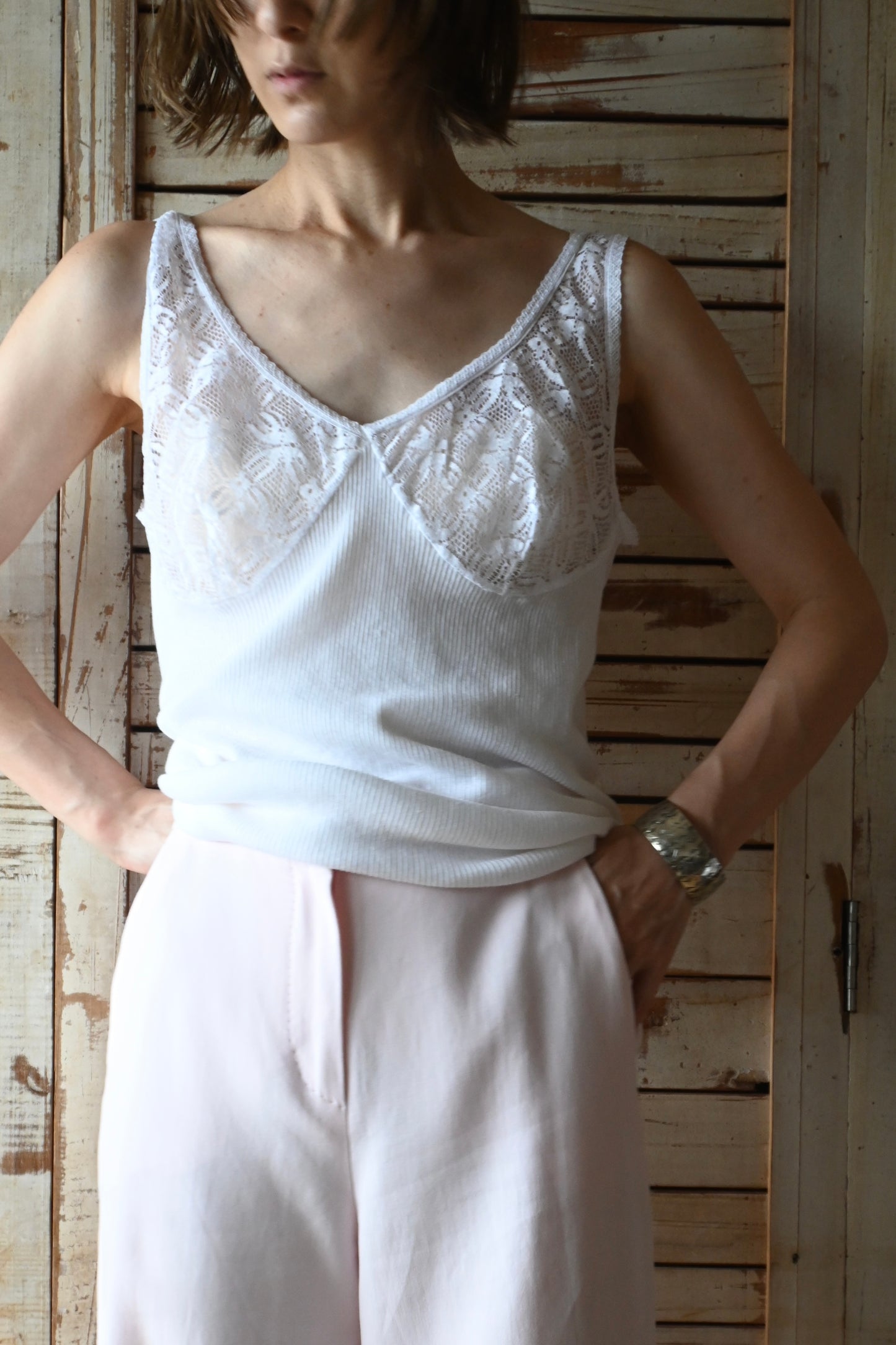 EURO Cotton lace camisole