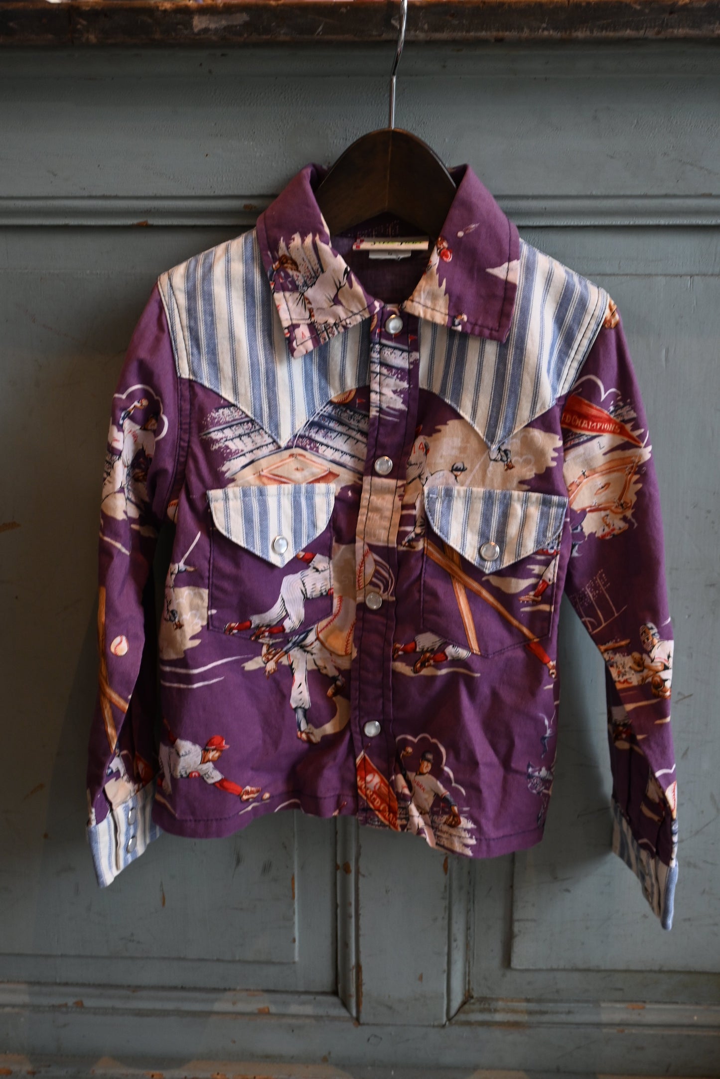 Kid's Western shirt/BASEBALL