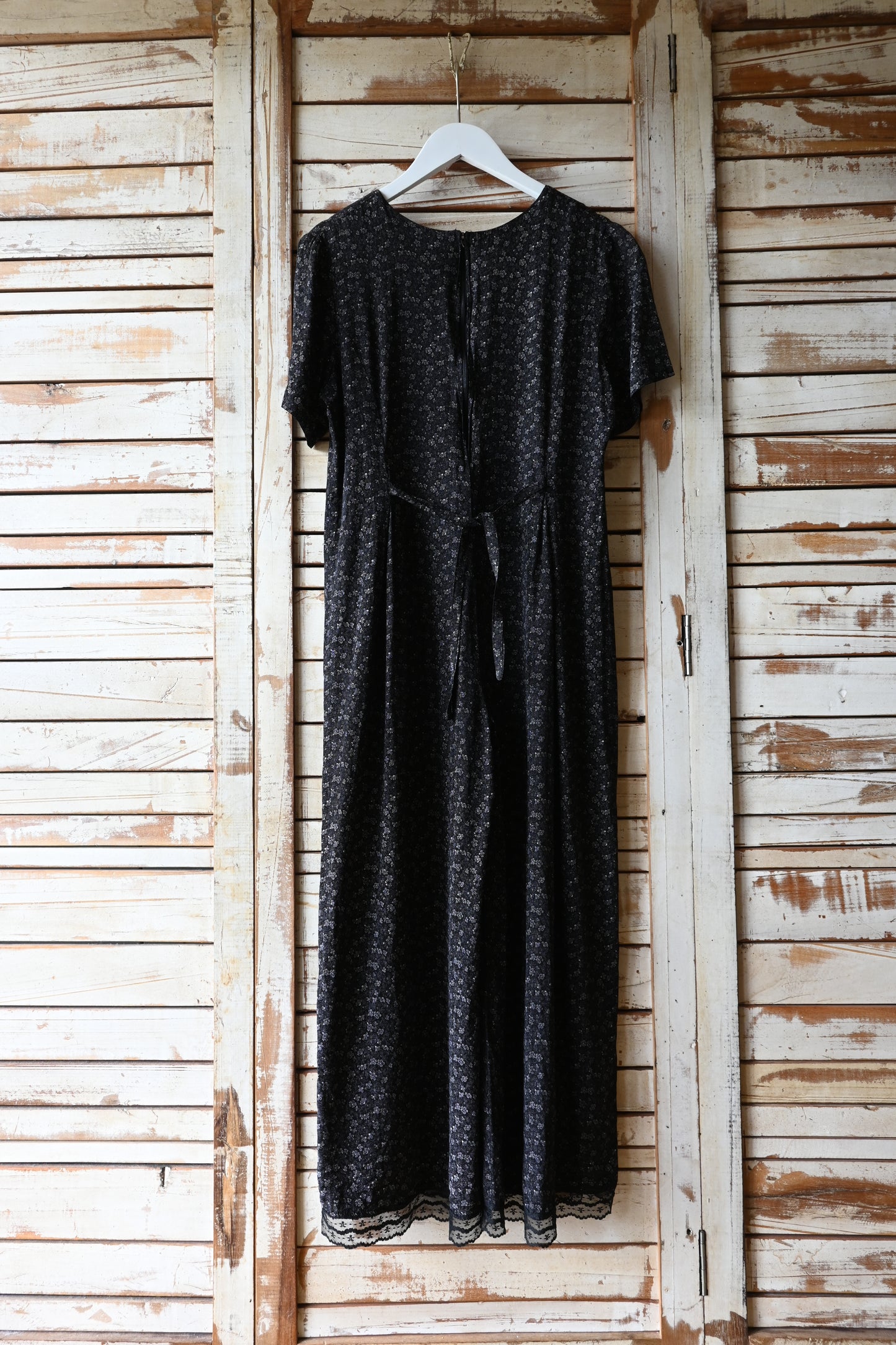 Floral pattern all in one/BLACK