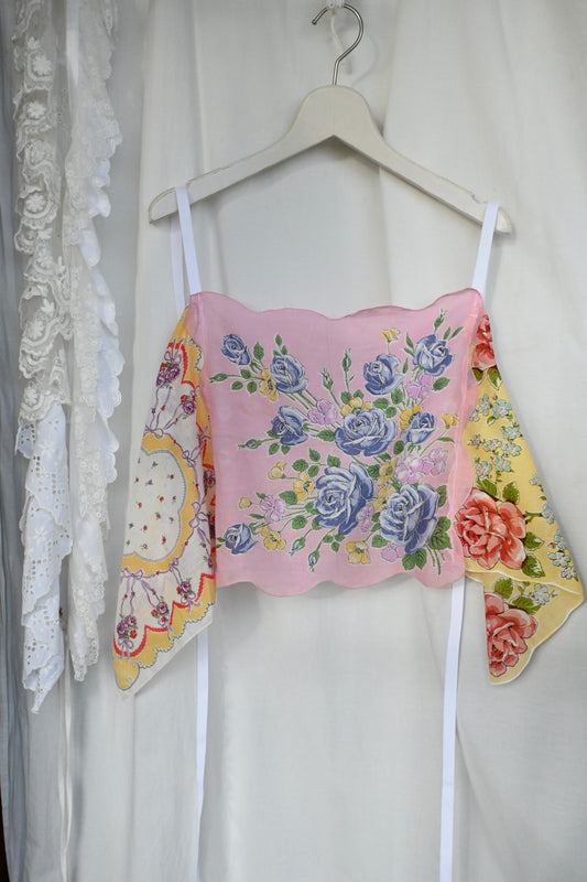Flower handkerchief camisole/PONMOSIR
