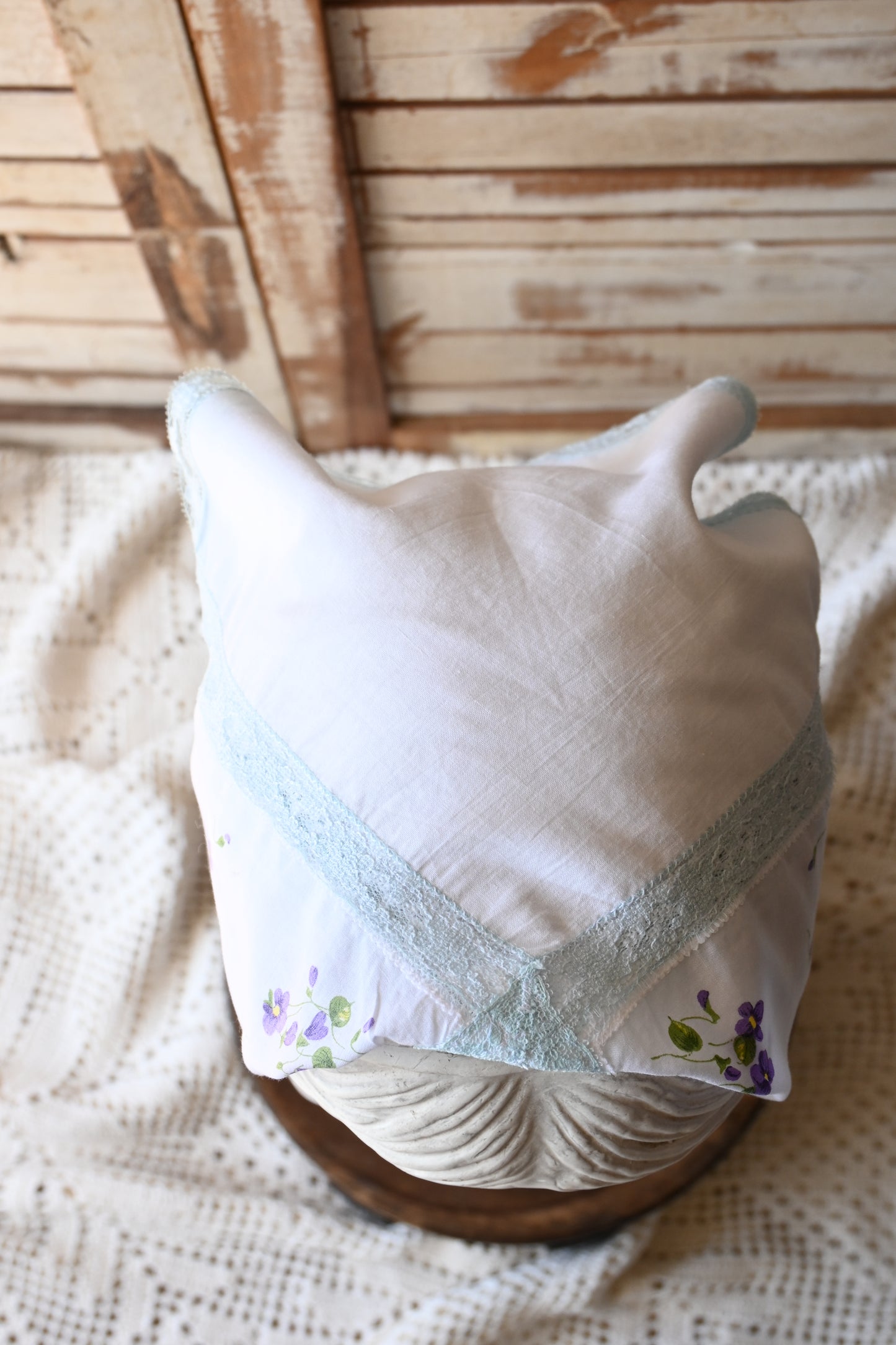 Flower handkerchief scarf/PONMOSIR