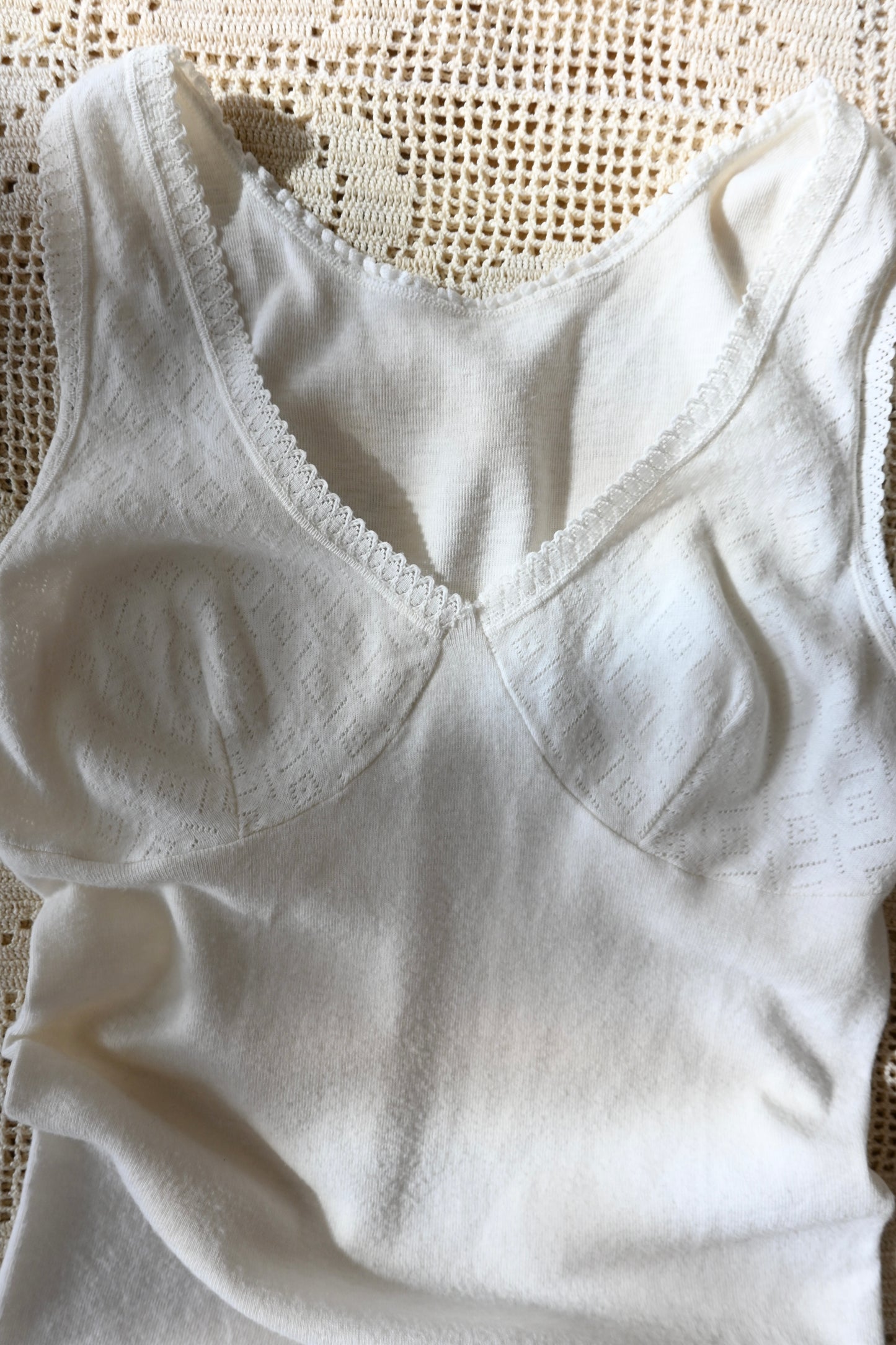 EURO Underwear knit top/IVORY