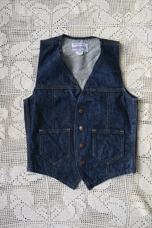 70's "CARTER'S" Denim Vest