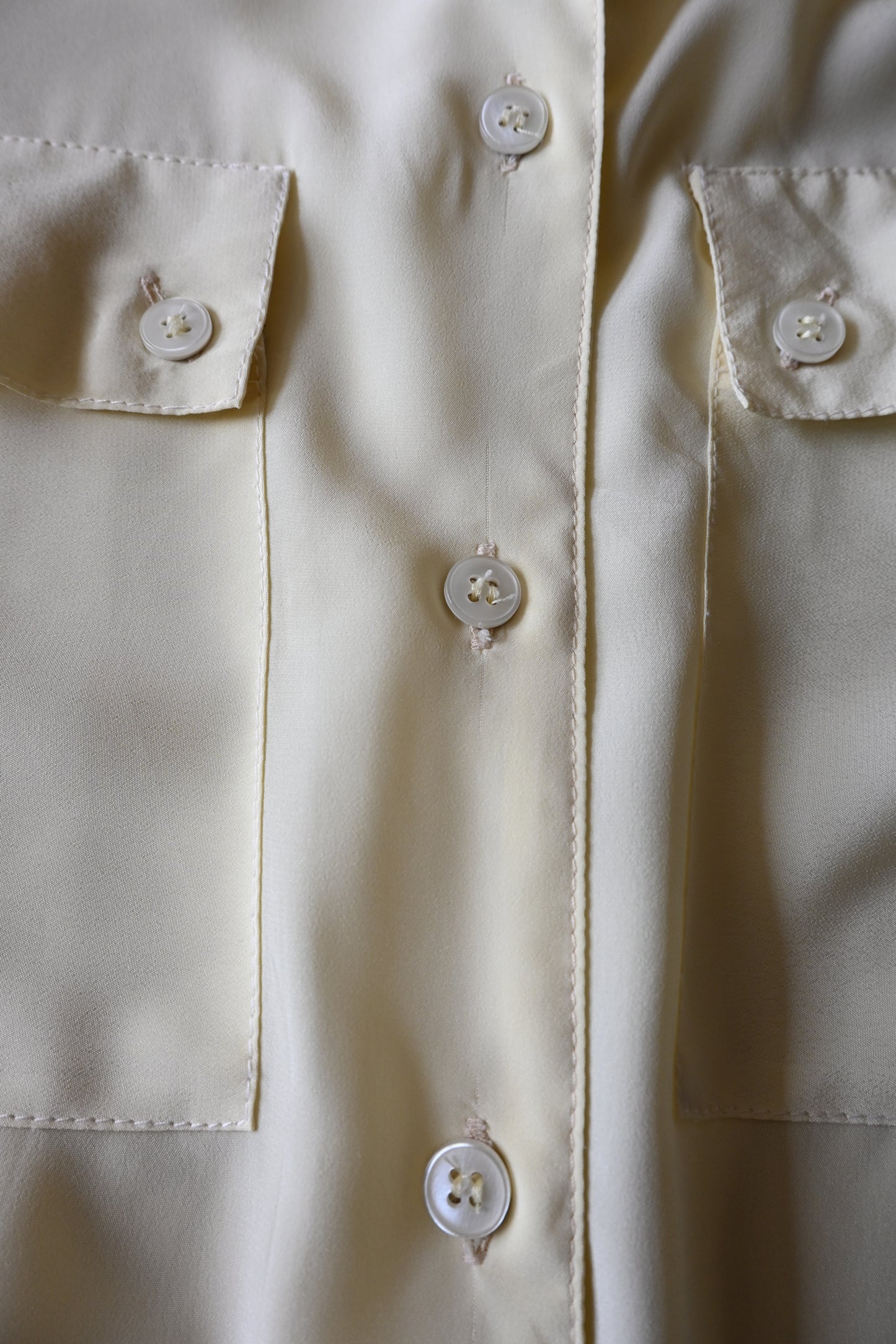 Shirt blouse/YELLOW