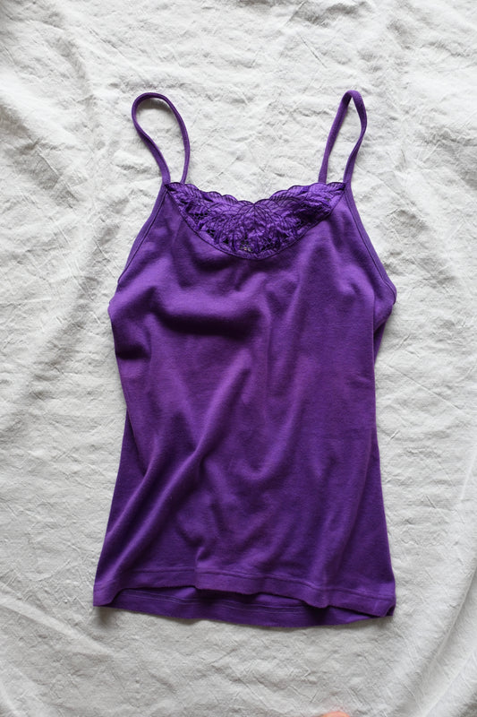 EURO Cotton underwear top/PURPLE