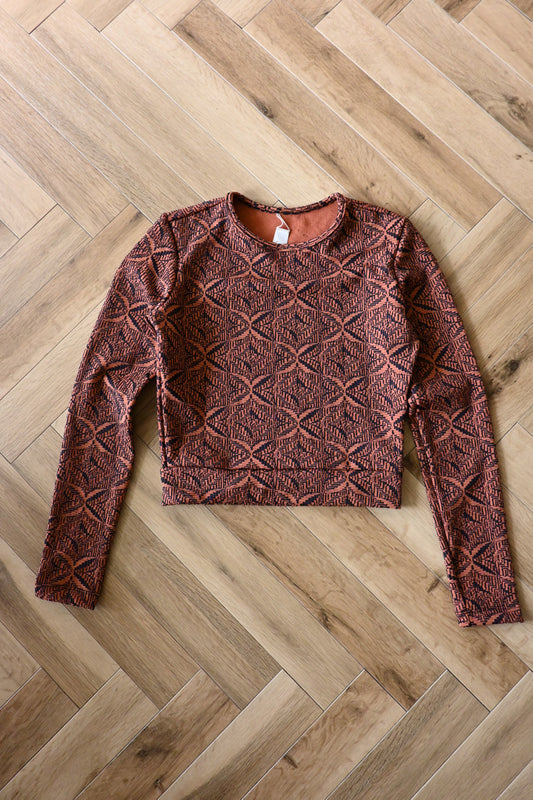 SEEA/Palomar Crop Top Rashguard/Bordeen