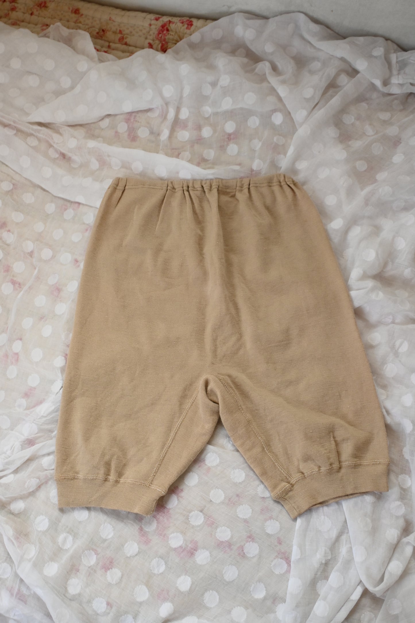 EURO Knit underwear shorts/CAMEL