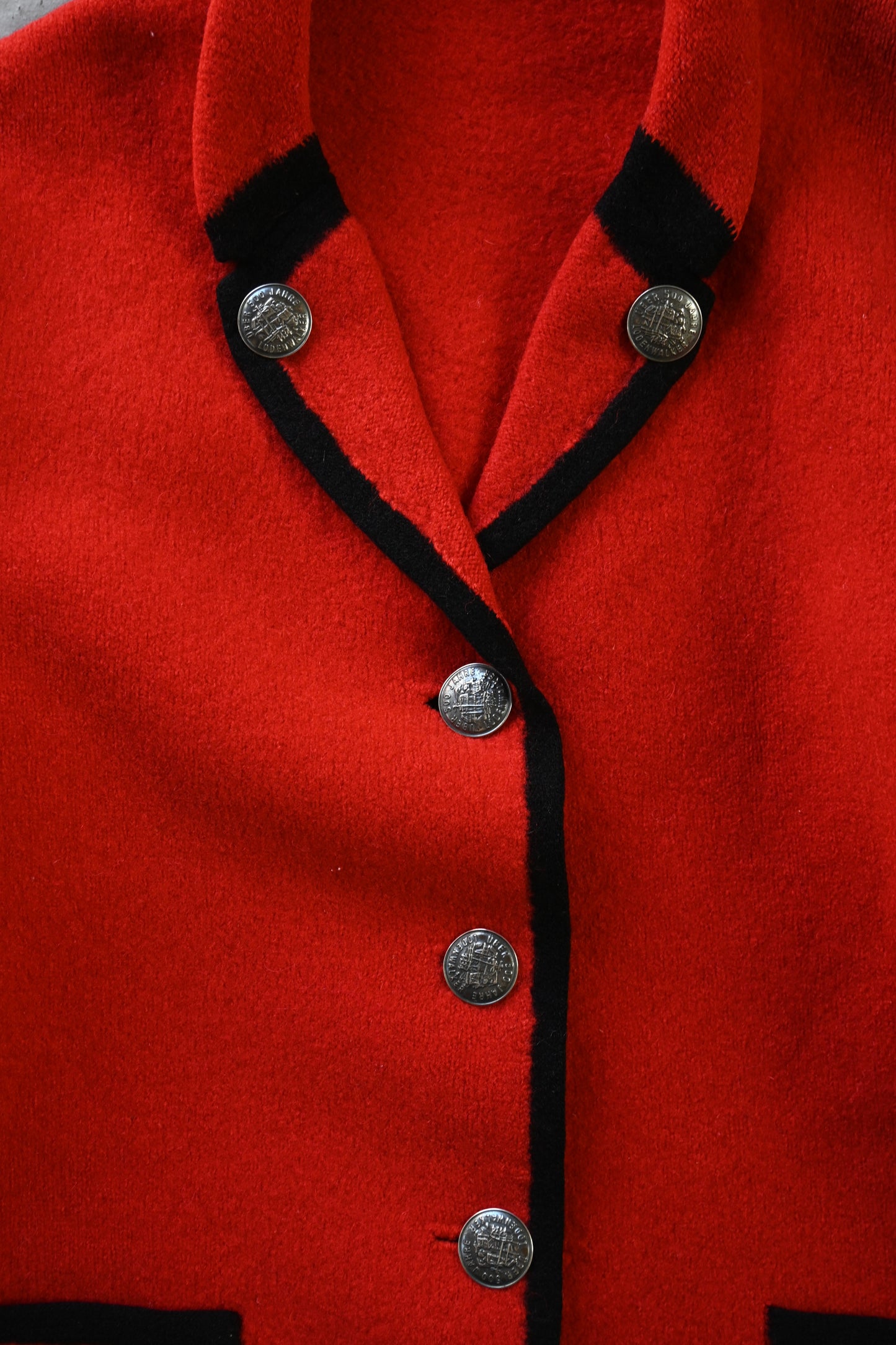 60's-70's "Orig Dachstein"Wool jacket/RED