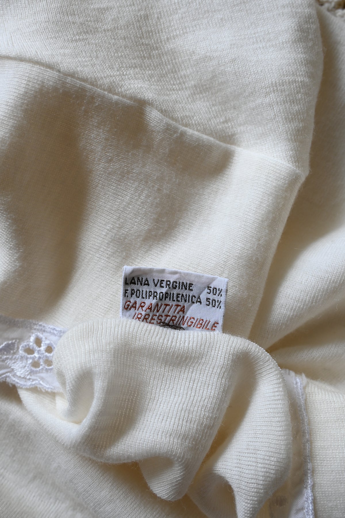 EURO Underwear knit top/IVORY