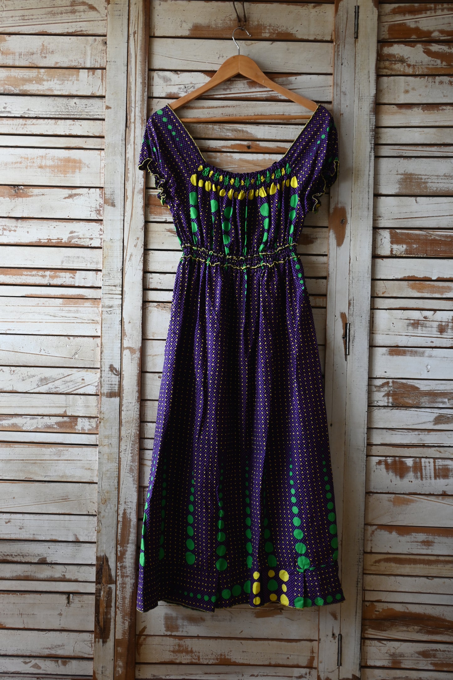 African printed dress