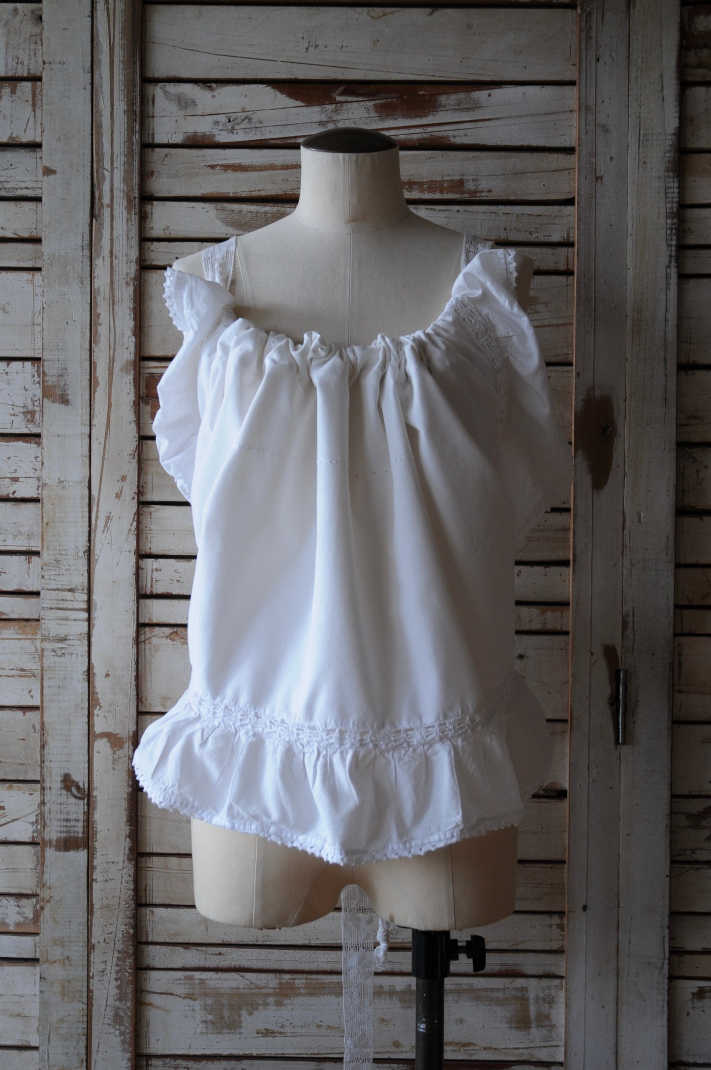 Cotton frill tops/PONMOSIR