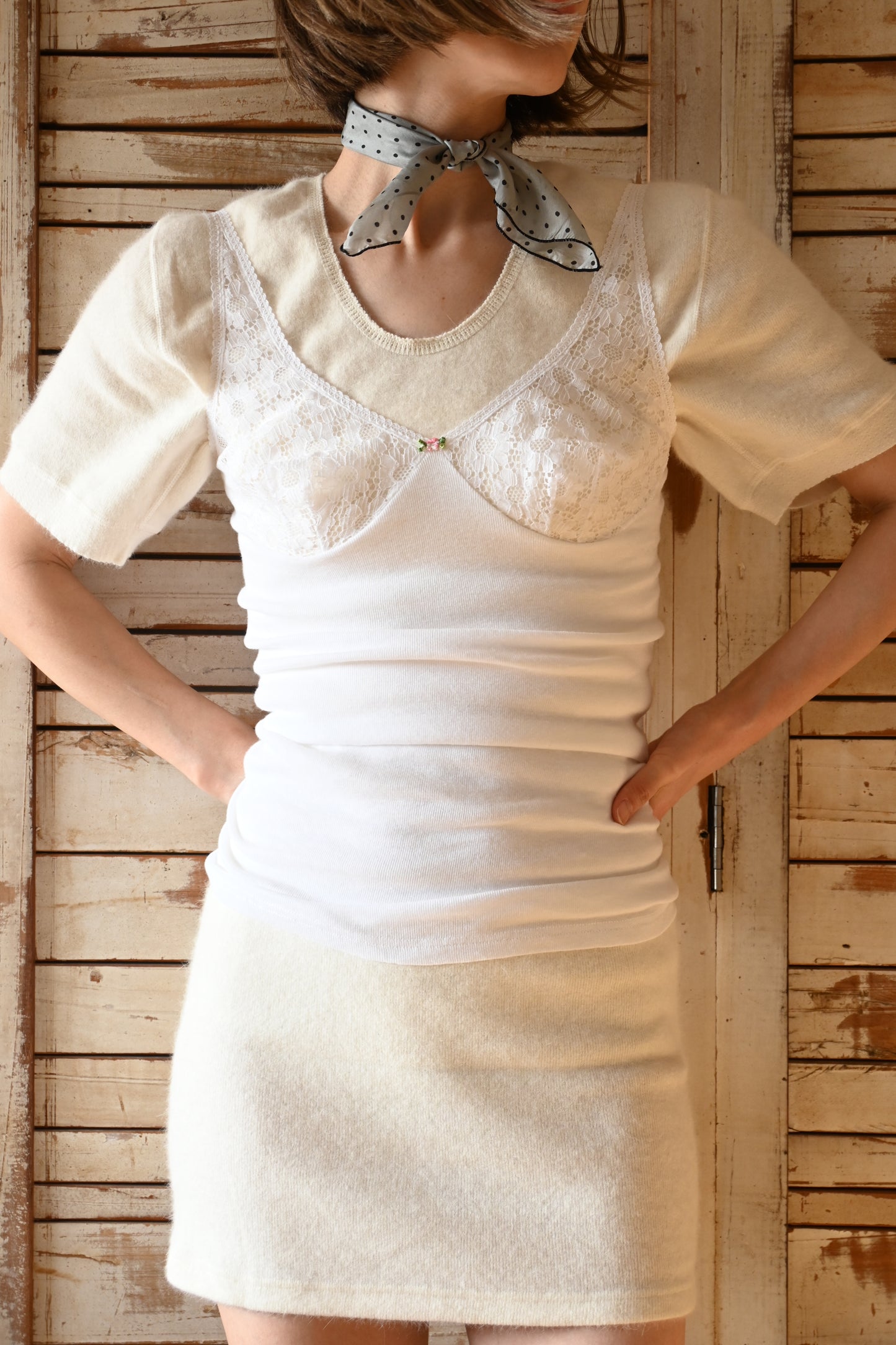 EURO Cotton lace camisole
