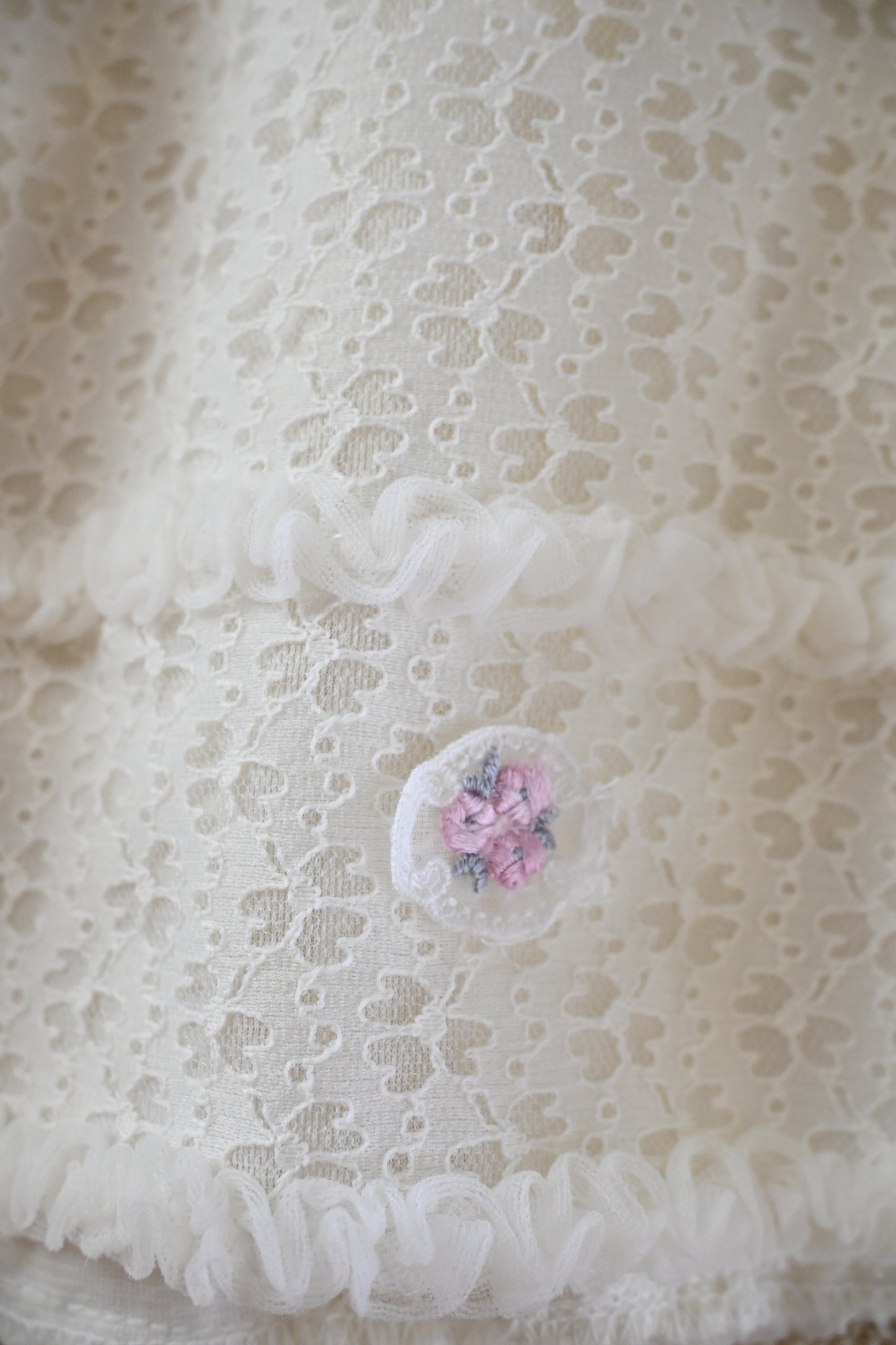 BABY Lace blouse/WHITE