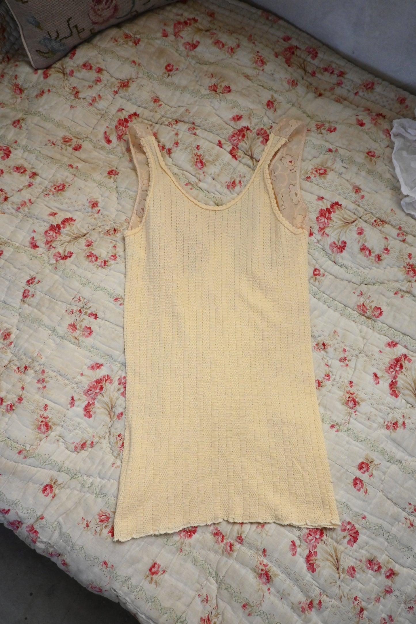 50's EURO Lace camisole/BEIGE