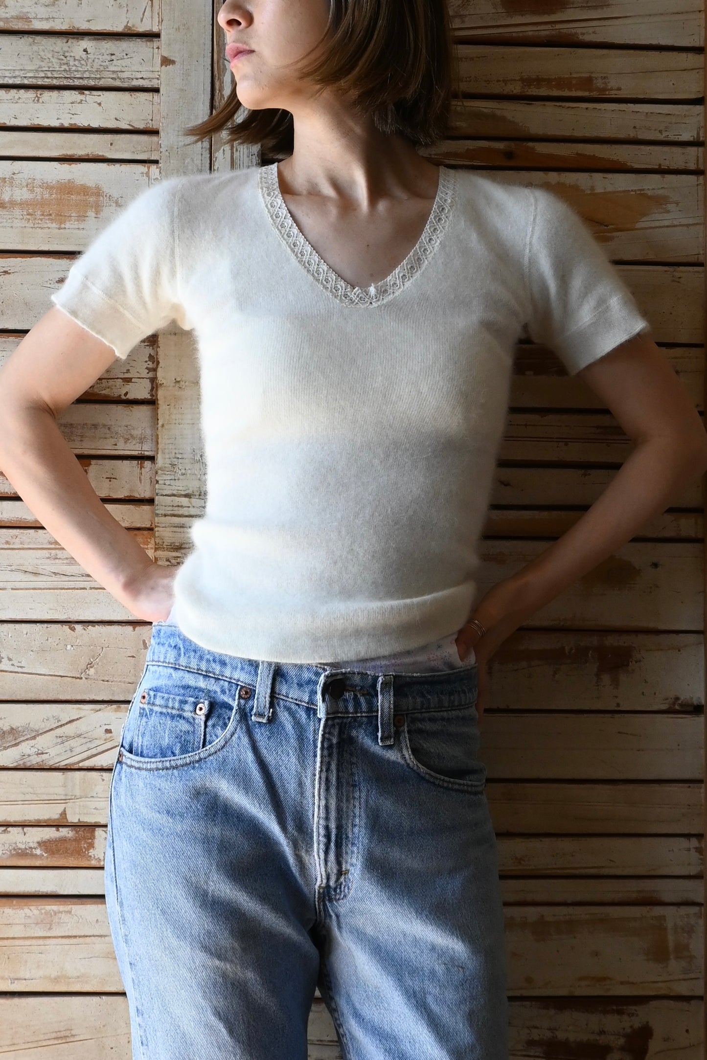 German underwear angora top