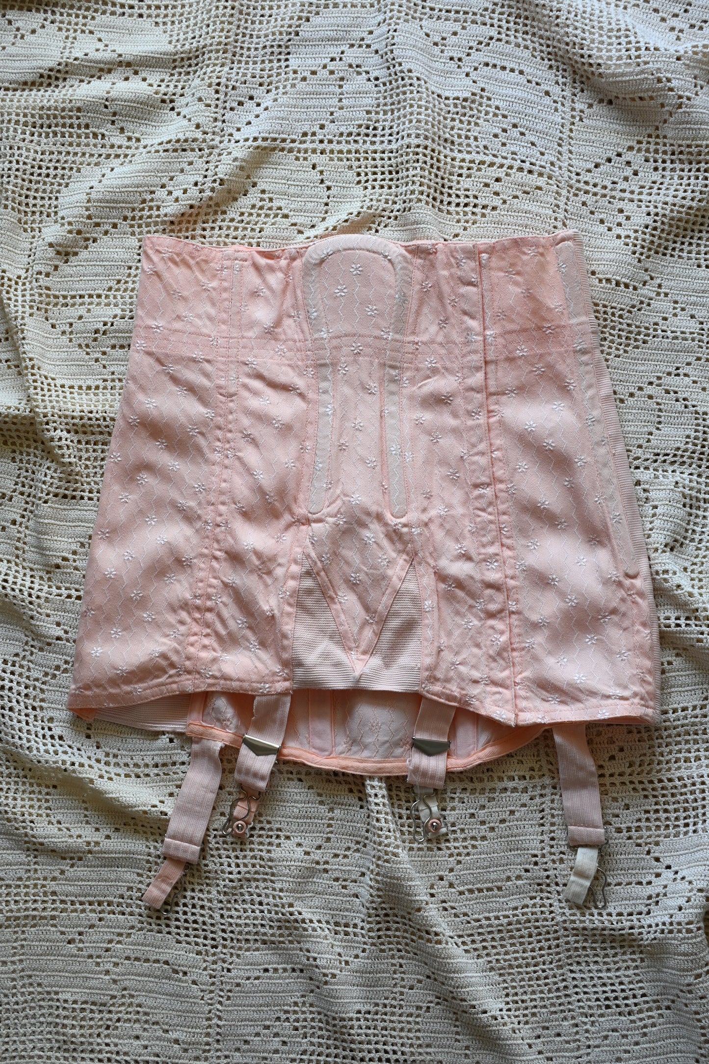Vintage Corset/CORAL PINK