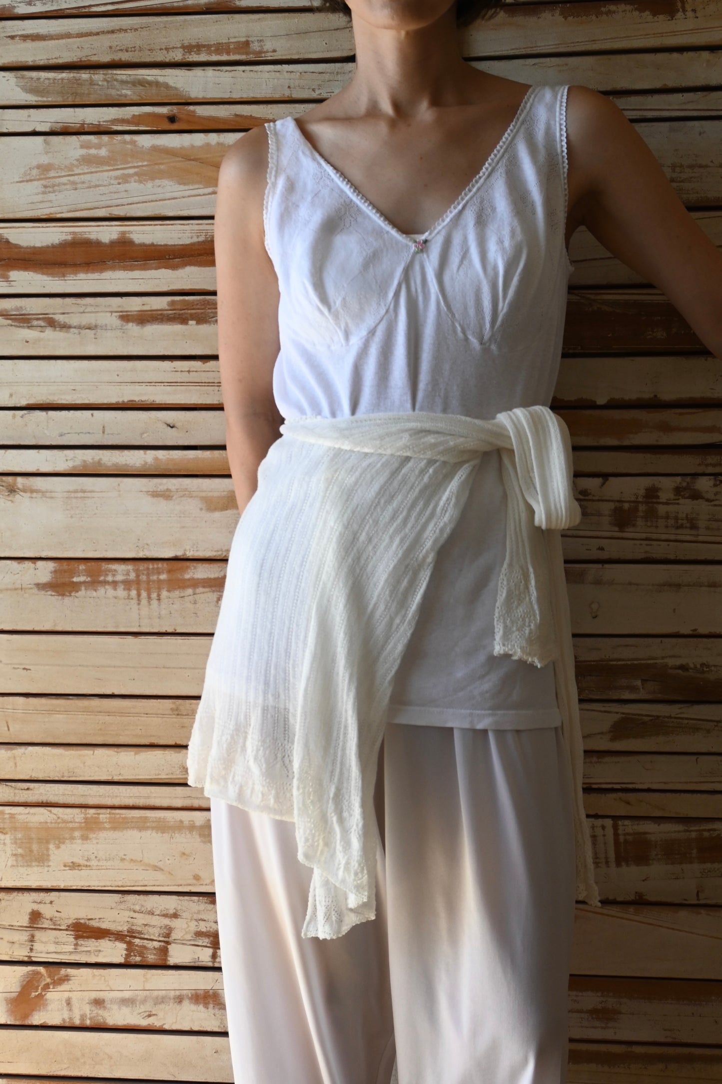 EURO Cotton lace camisole